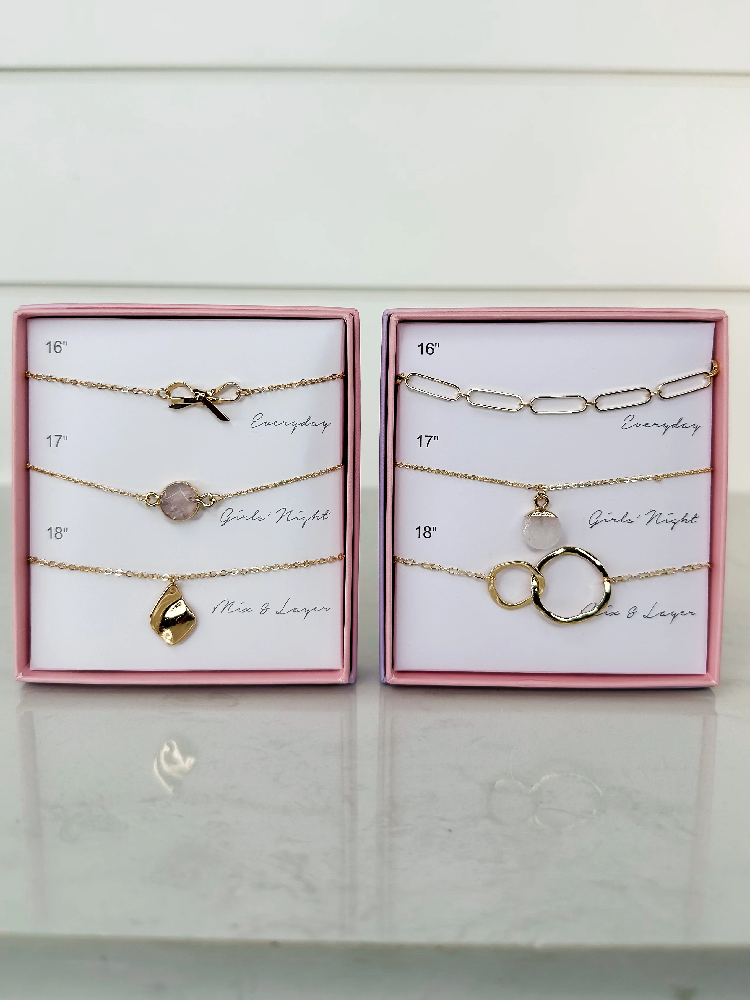 The Finishing Touch Layering Necklace Set - 4 options!