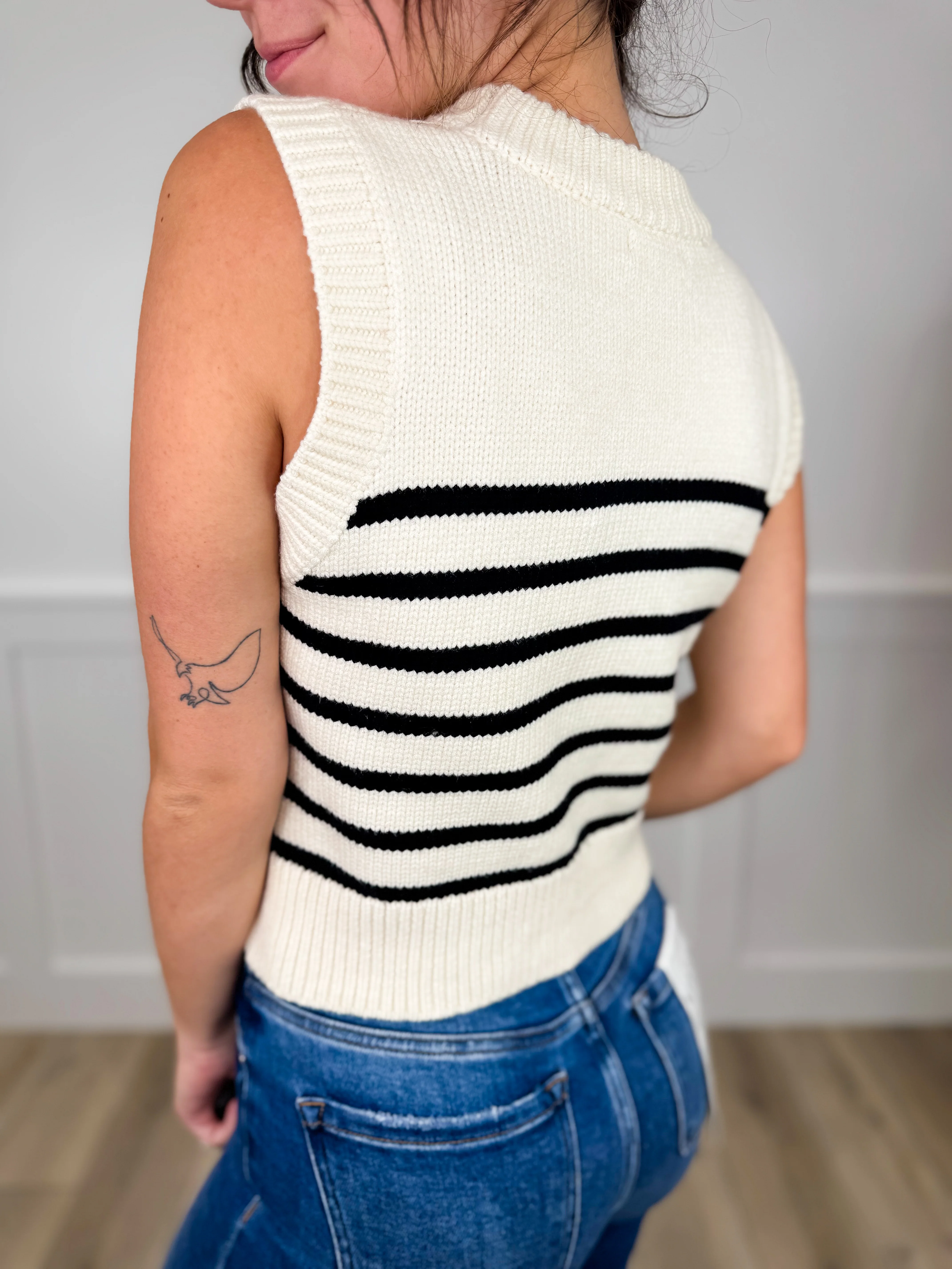 The Right Way Knit Cream Avery Mae Top - Image 2