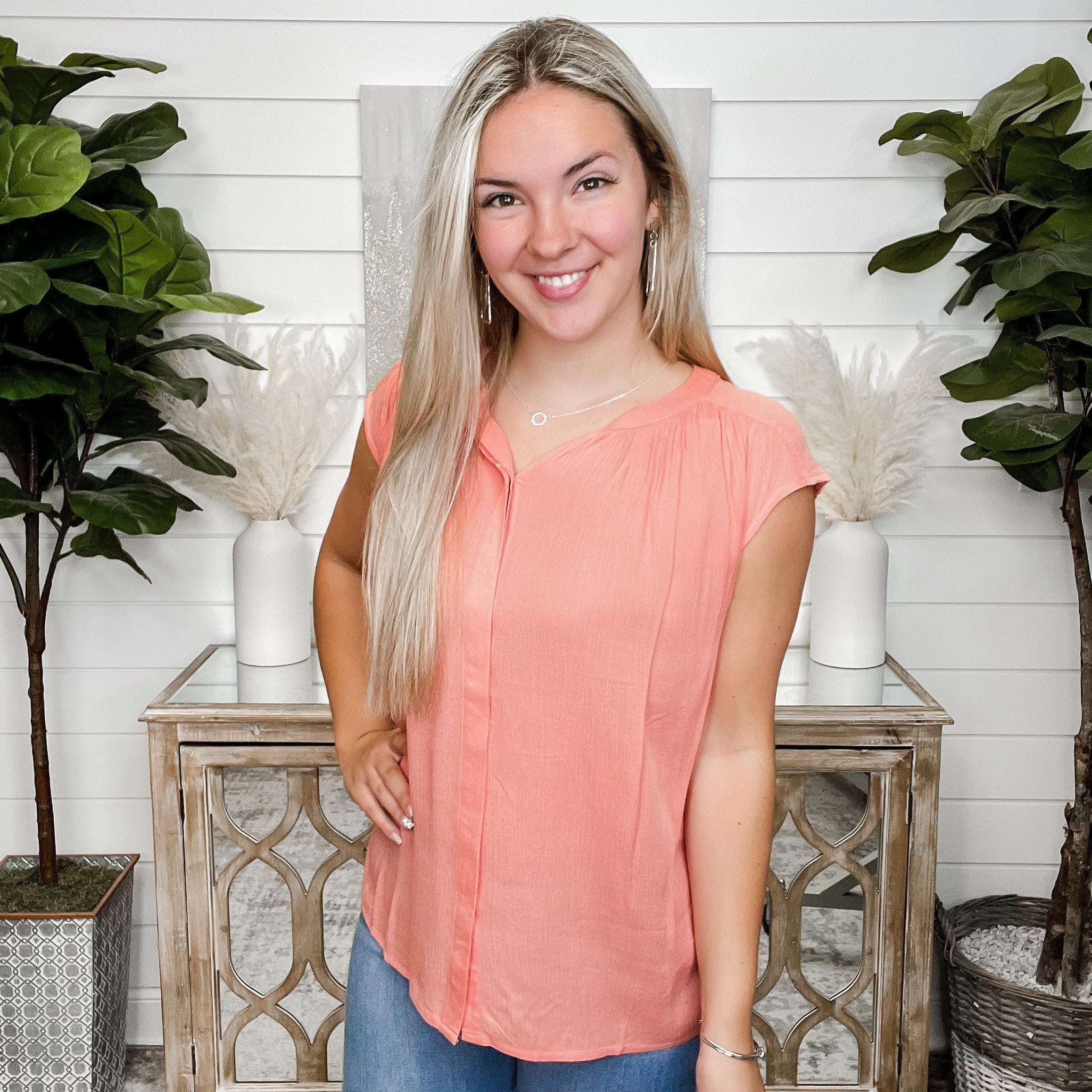 Thinking Maybe Doe & Rae Button Up Top - 2 colors! - Image 3