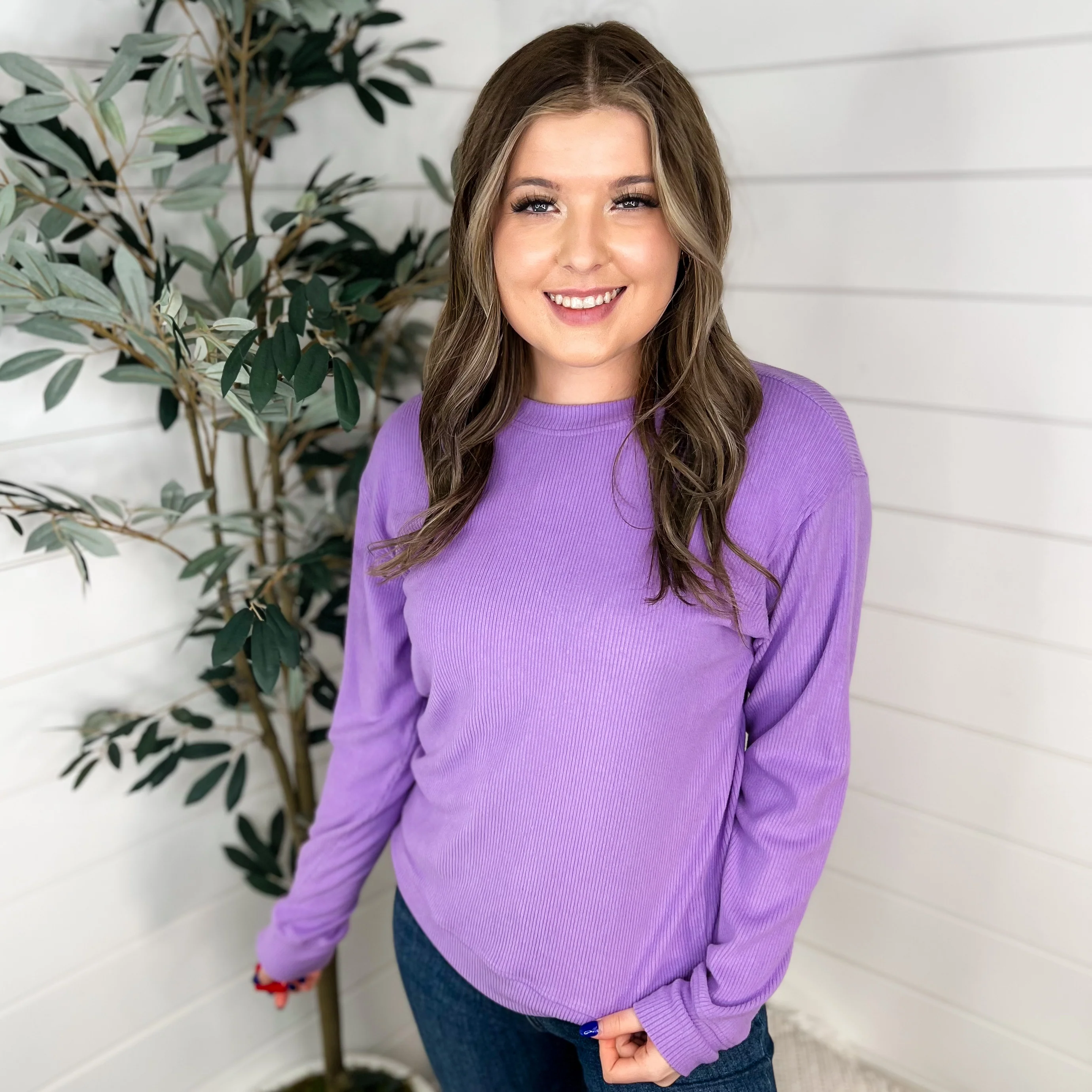 Basic This is Nice Rayon Blend Long Sleeve Avery Mae Top - 5 colors! - Image 3