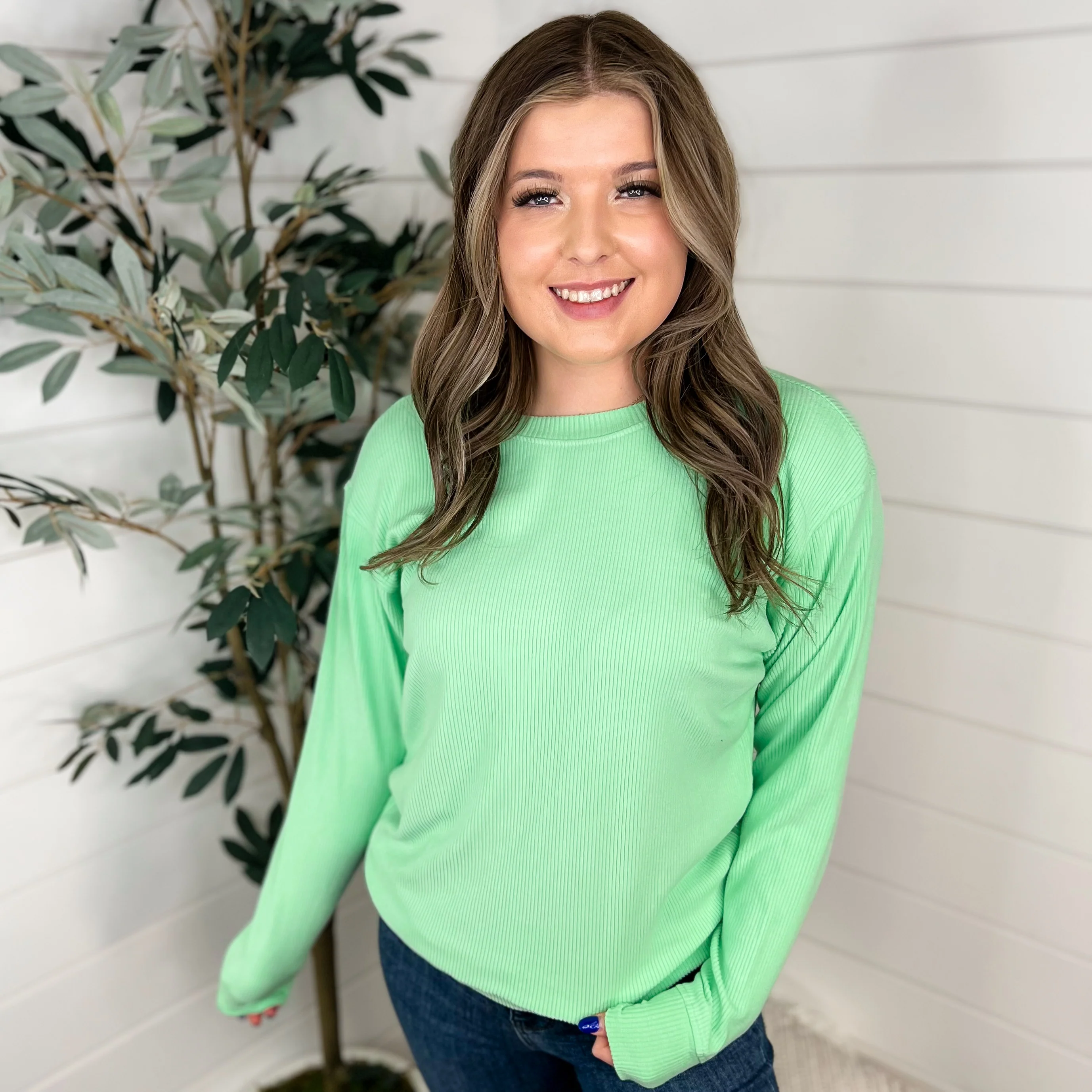 Basic This is Nice Rayon Blend Long Sleeve Avery Mae Top - 5 colors! - Image 5