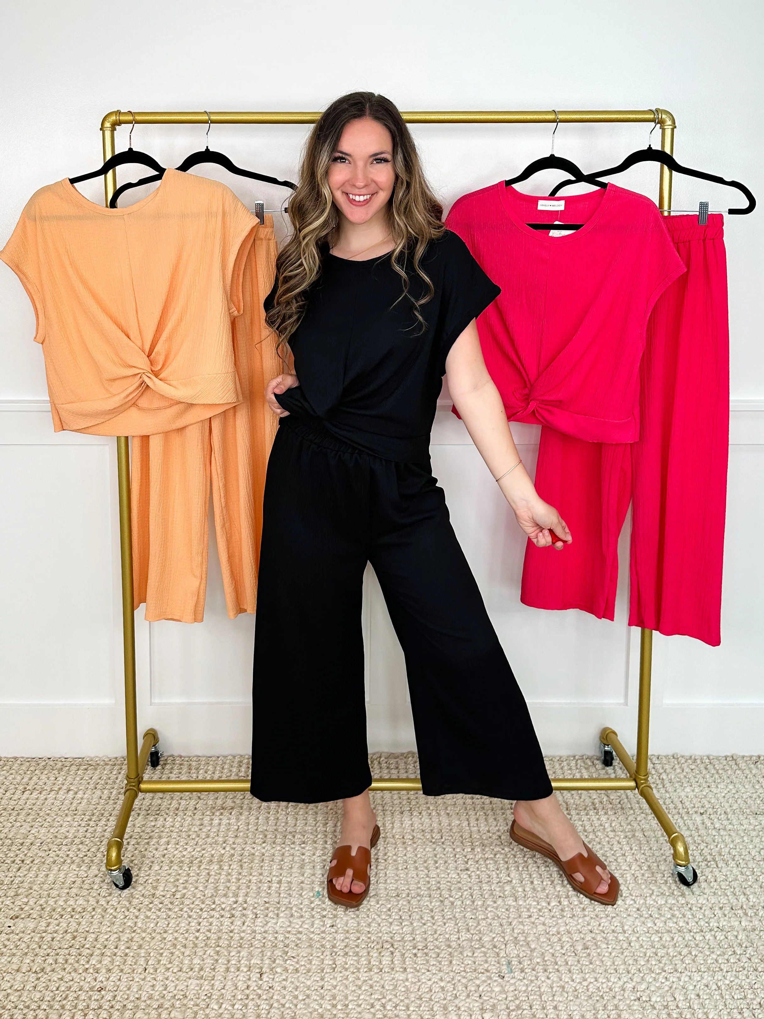 Time to Cut Loose Lightweight Short Sleeve Avery Mae Top - 3 colors!