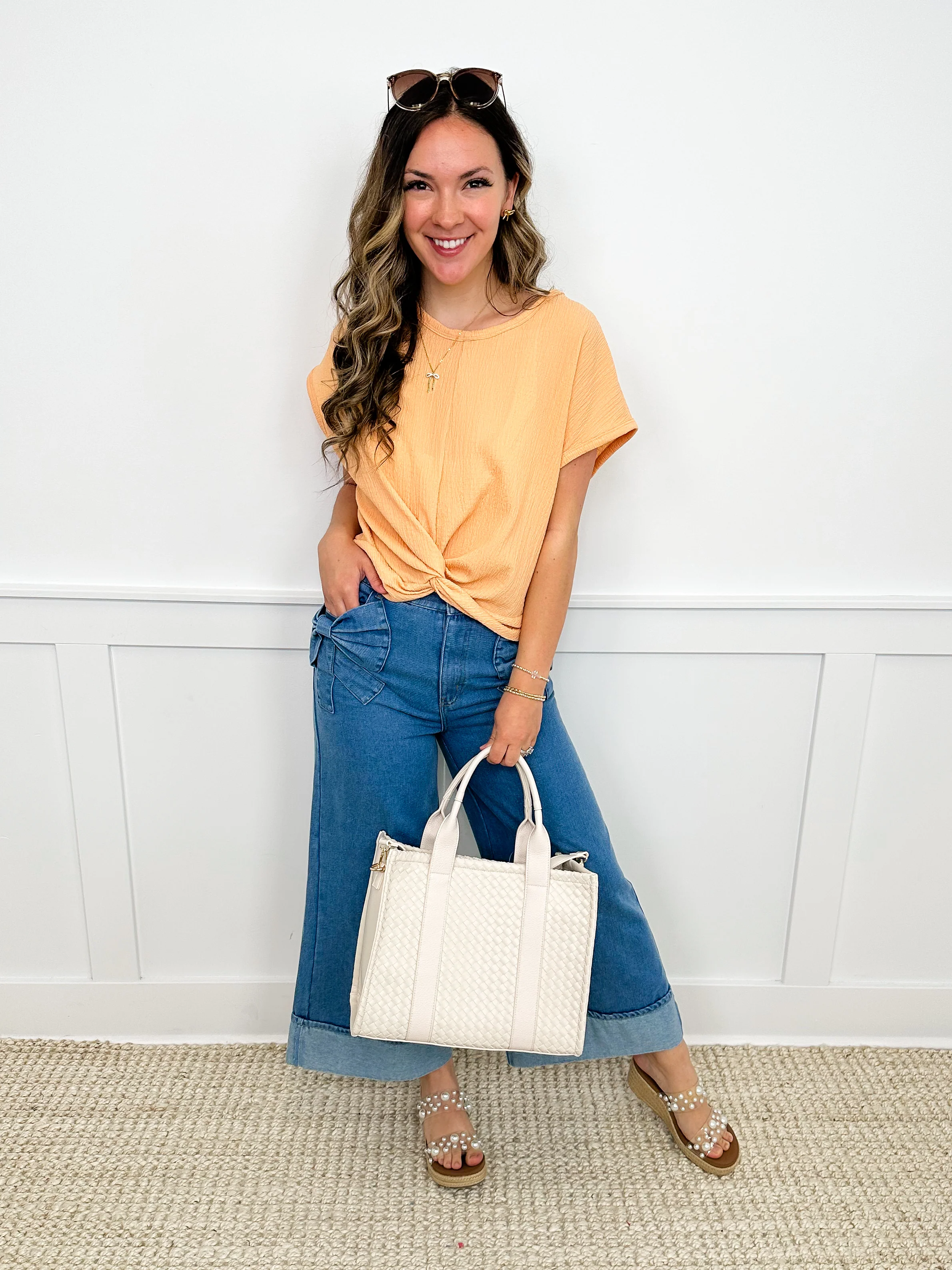 Time to Cut Loose Lightweight Short Sleeve Avery Mae Top - 3 colors! - Image 3