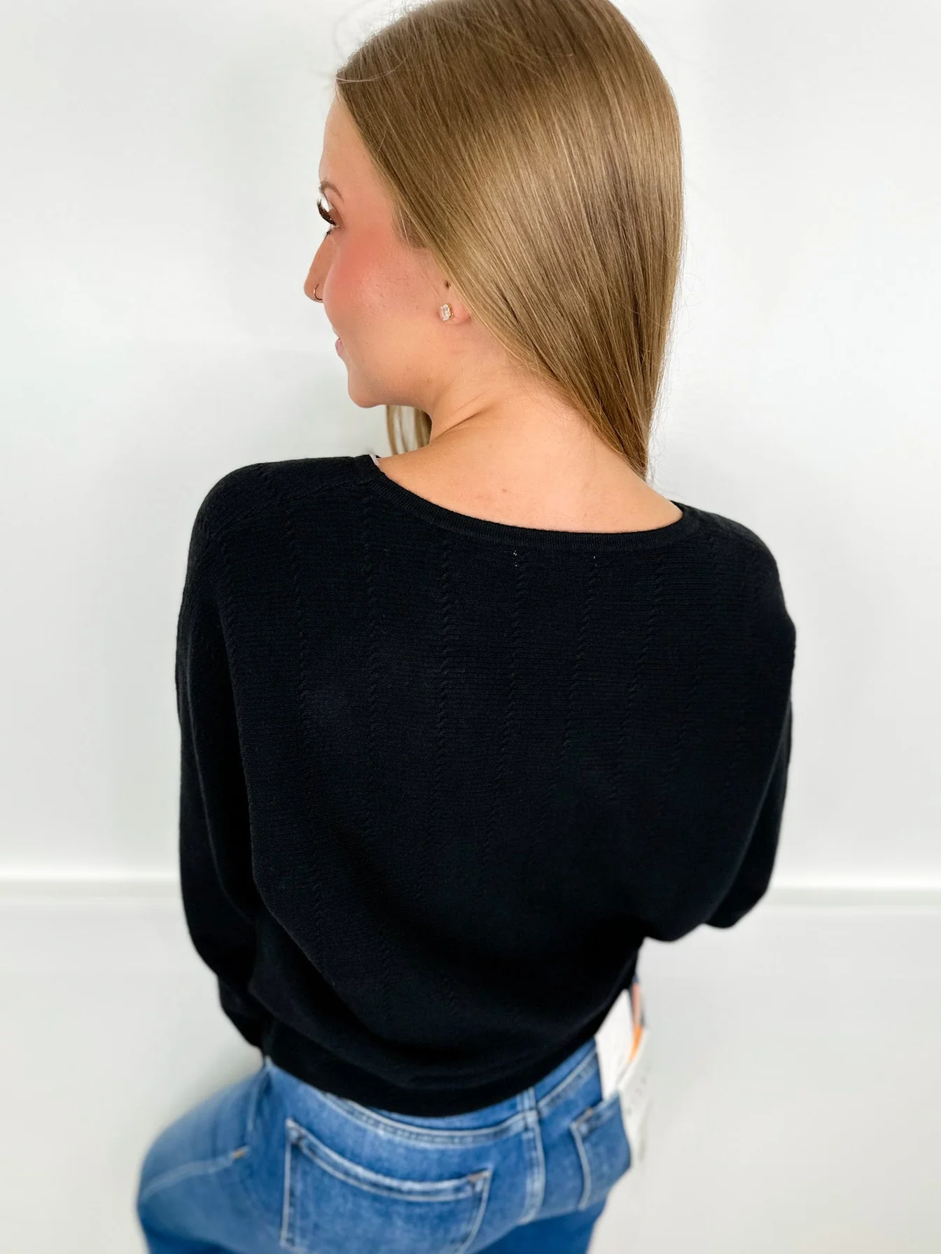 Timeless Touch Knit Long Sleeve Avery Mae Sweater Top - 4 colors! - Image 3