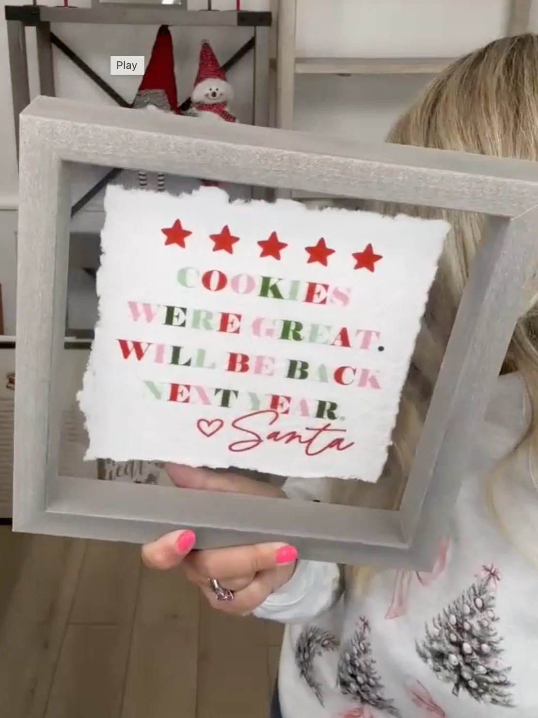 Tis the Season Wood Frame Sign - 3 options! - Image 3