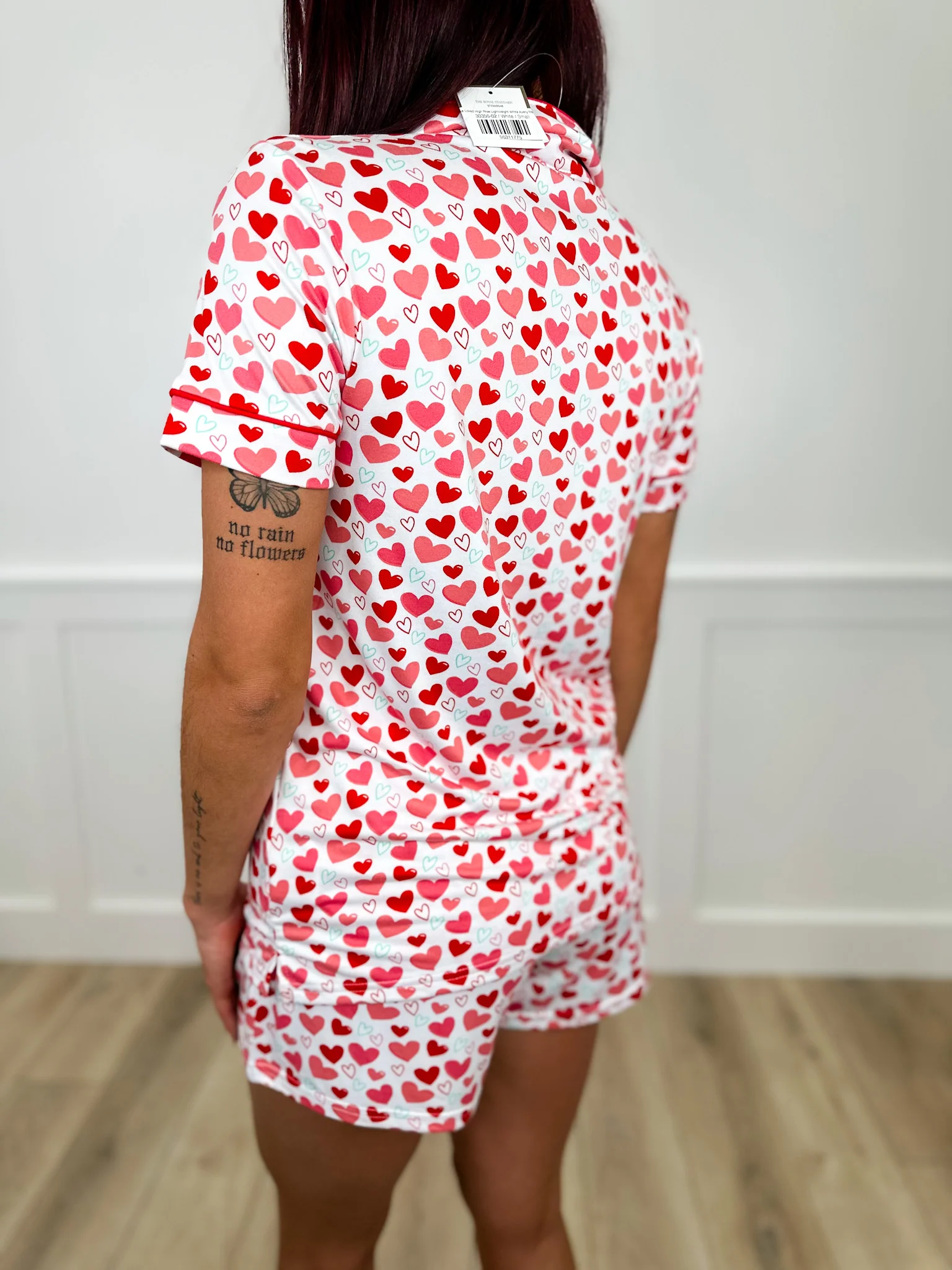 To Be Loved High-Rise Lightweight White Avery Mae PJ Set - Image 2