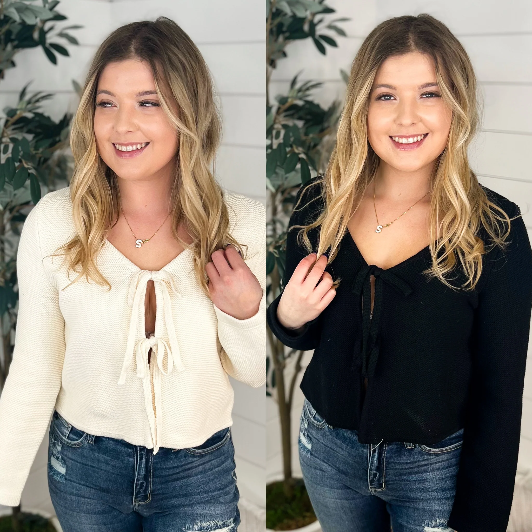 Told Ya So Cotton Long Sleeve Avery Mae Cardigan - 2 colors!