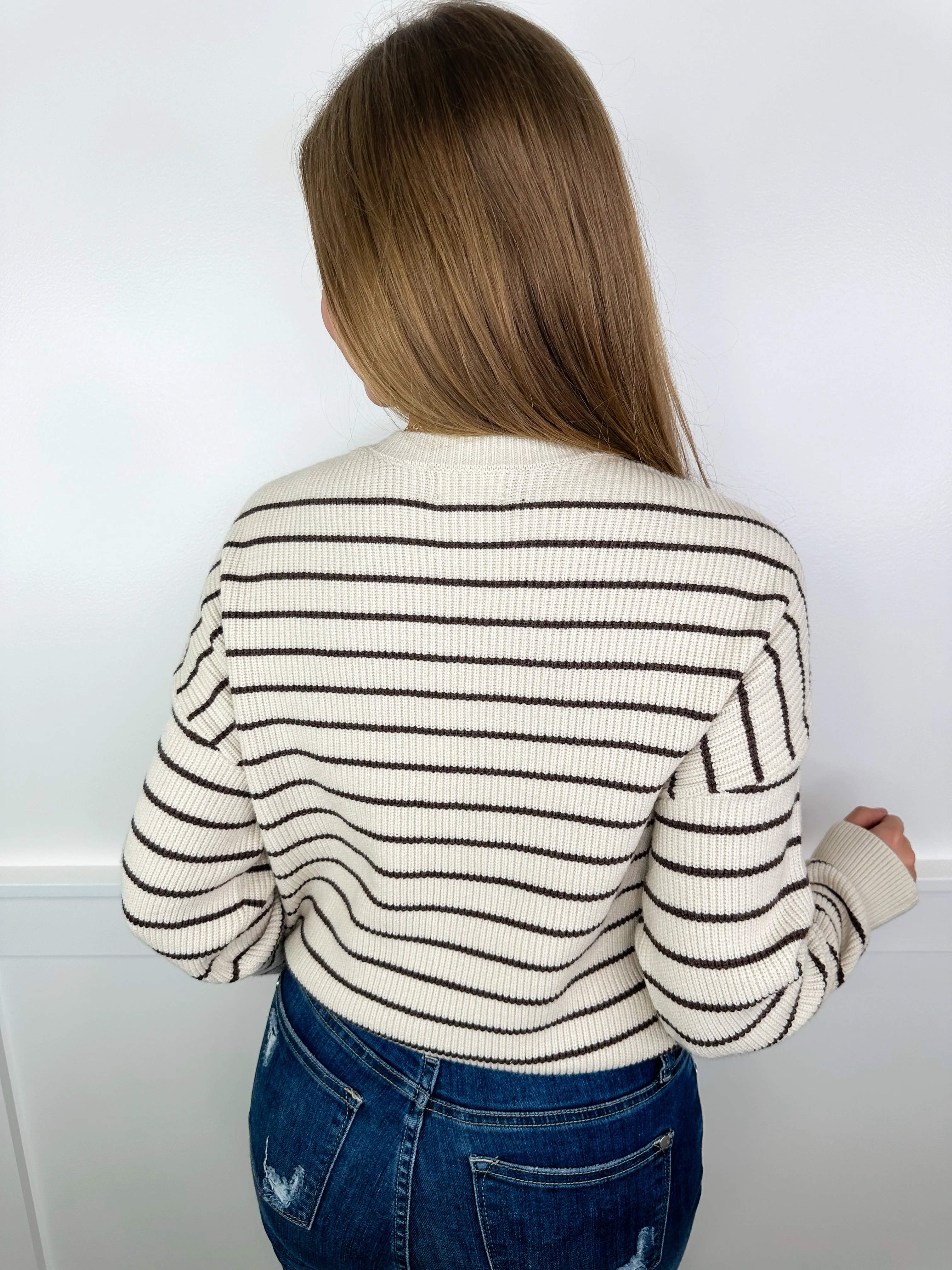 Truth or Dare Knit Long Sleeve Avery Mae Sweater Top - 2 colors! - Image 4