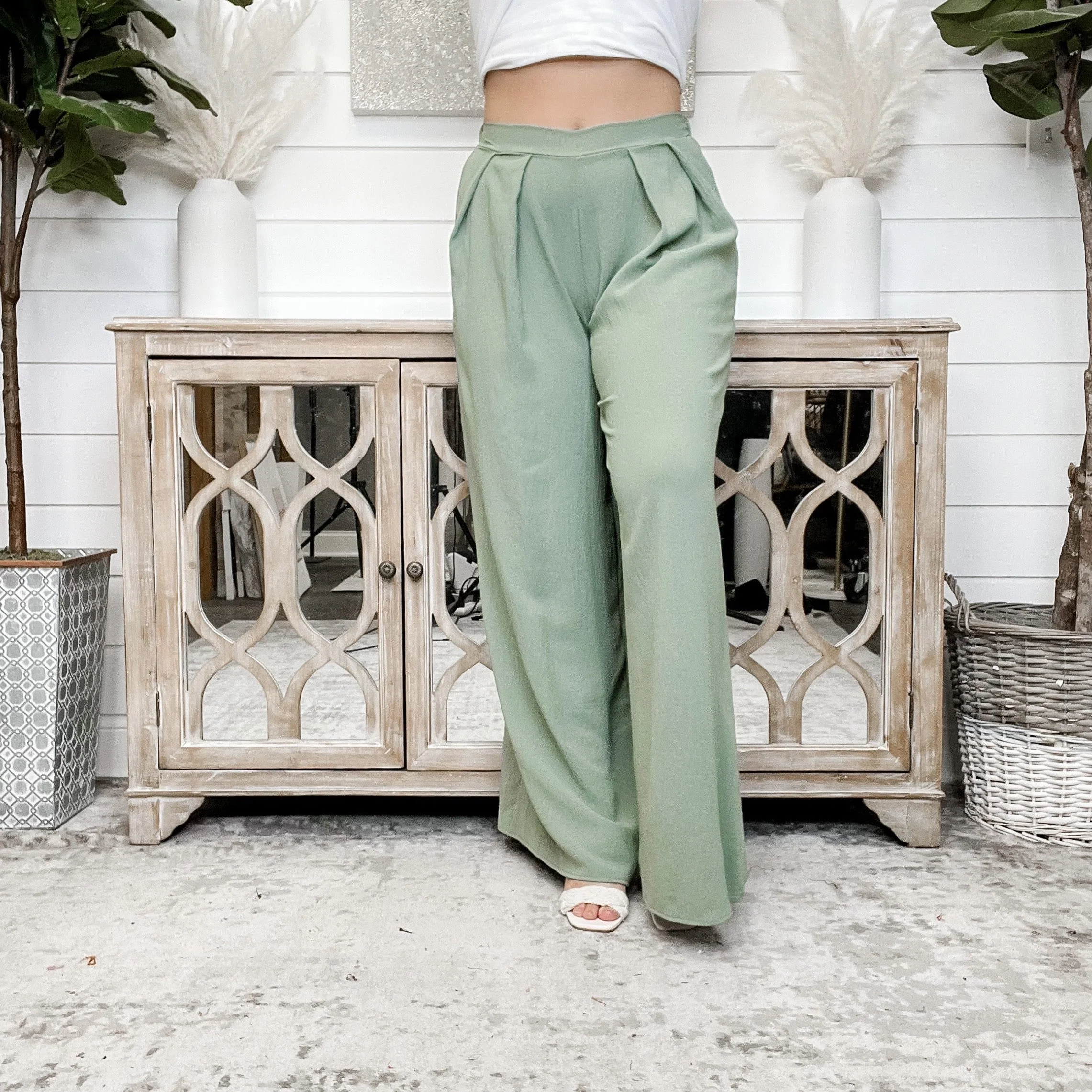 Turn That Way Wide Leg Bottoms - 8 colors! - Image 6