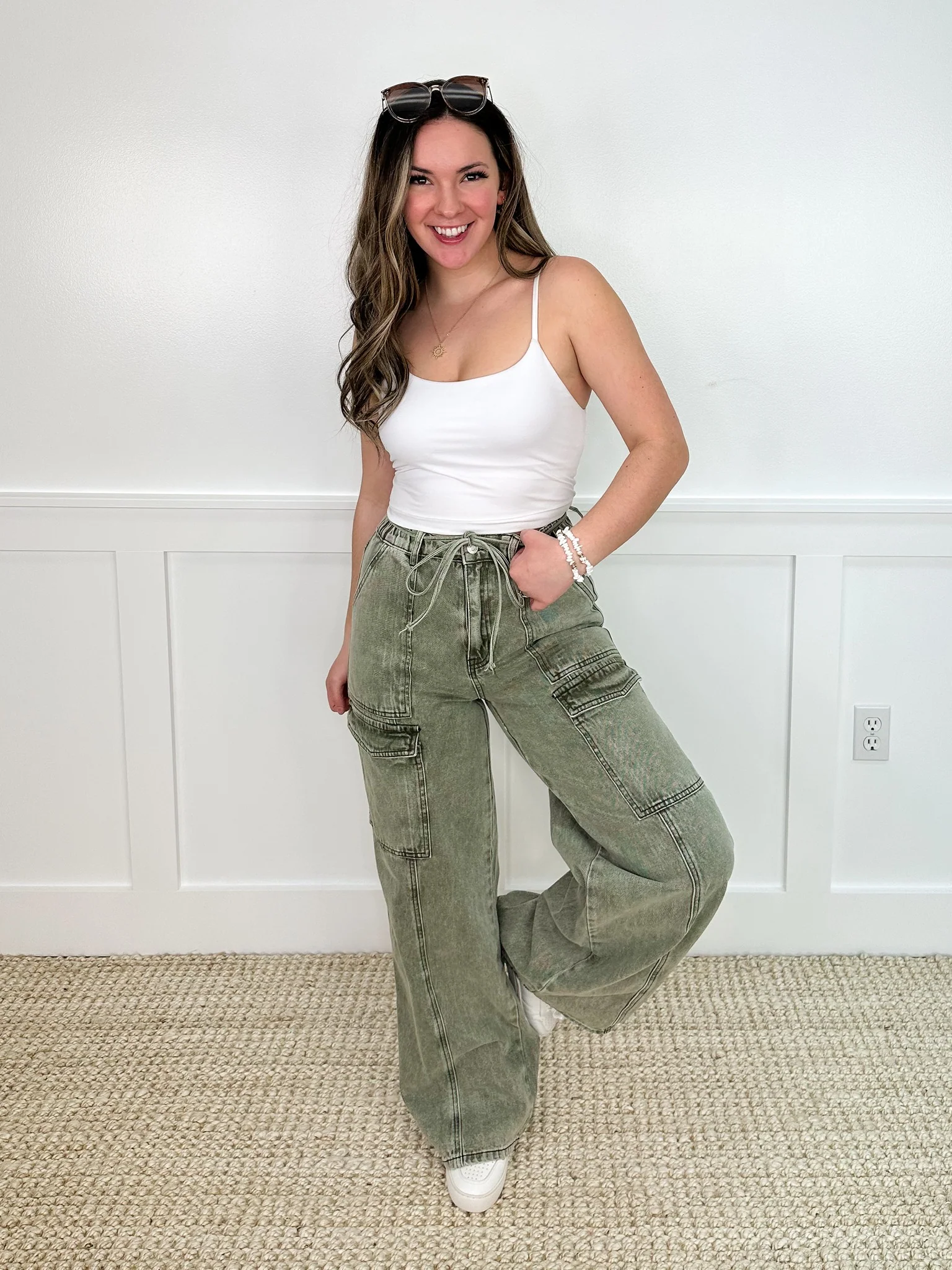 Two Basic What a Feeling Avery Mae Padded Cropped Tank Top - 10 colors! - Image 11