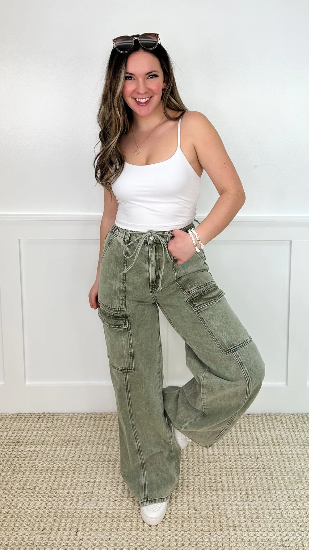 Two Basic What a Feeling Avery Mae Padded Cropped Tank Top - 10 colors! - Image 12