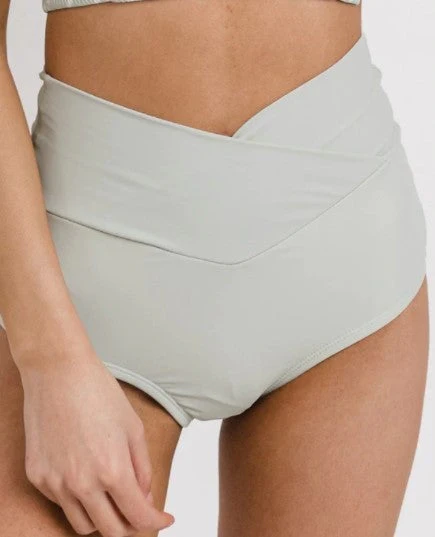 Coral Reef Sea Glass Vacationer High-Rise Avery Mae Swim Bottoms - 7 colors! *FINAL SALE*
