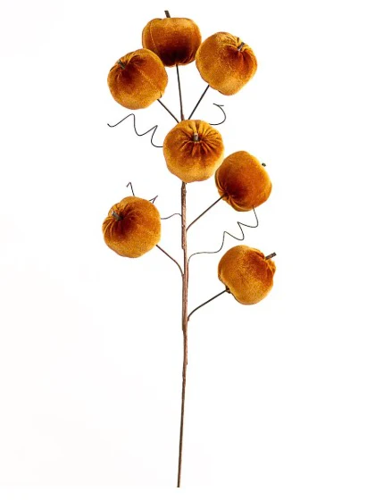 Velvet Pumpkin Stem - 2 colors! - Image 2