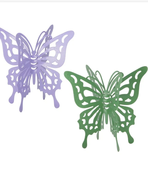 Velvet Voyager Metal Decor - 2 piece set!