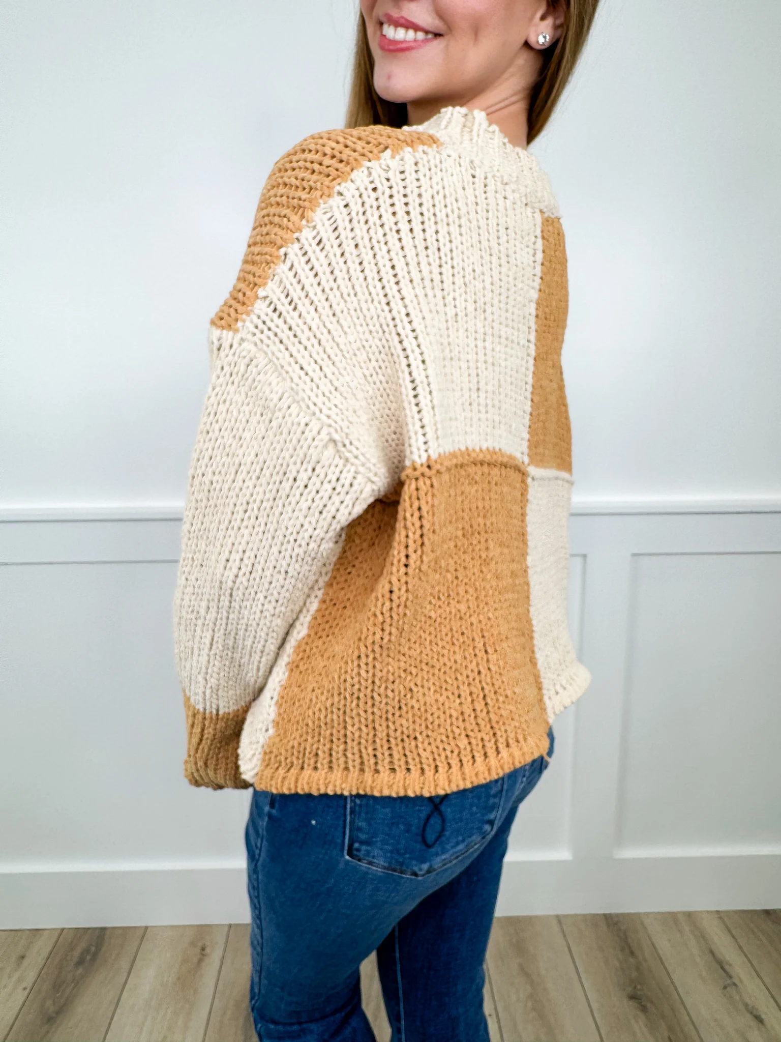 Very Approachable Knit Long Sleeve Avery Mae Sweater Top - 2 colors! - Image 4