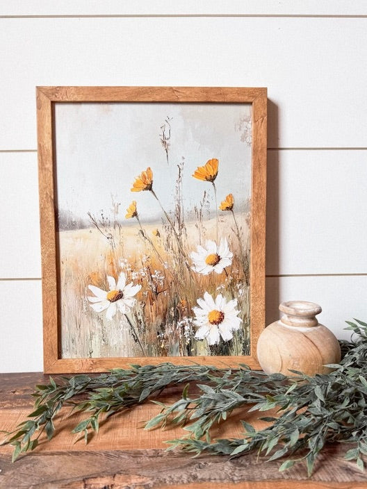 Vintage Floral Wood Hanging Sign - 3 options! - Image 2