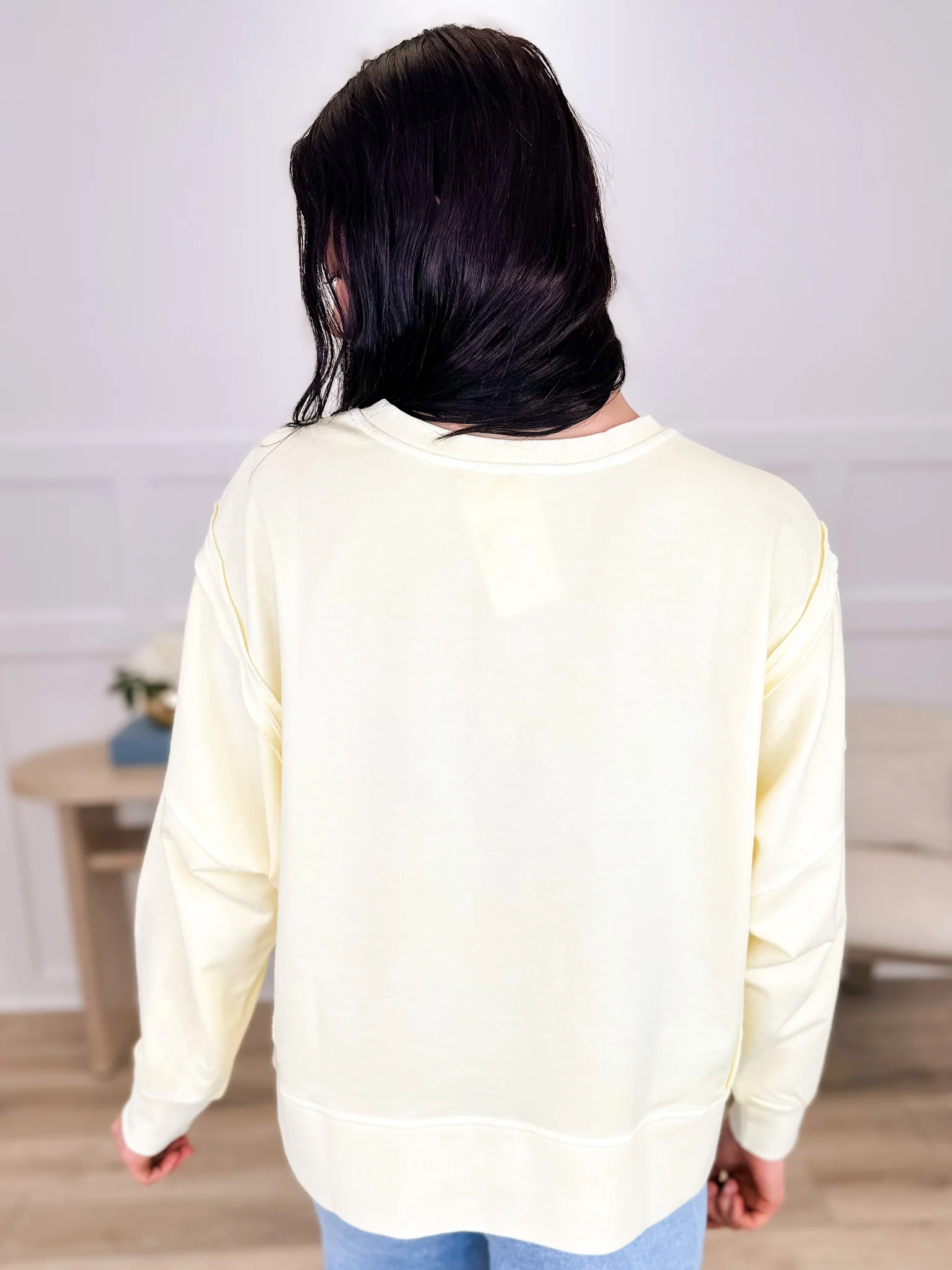 Walking Your Way Cotton Blend Long Sleeve Avery Mae Weekender Top - Multiple Colors - Image 2