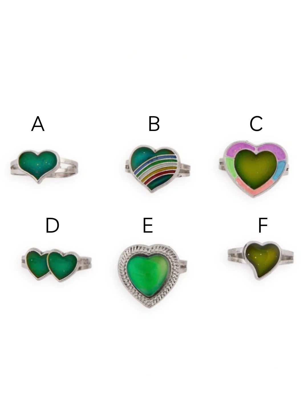 Wear Your Heart Mood Ring - Multiple Options - Image 2
