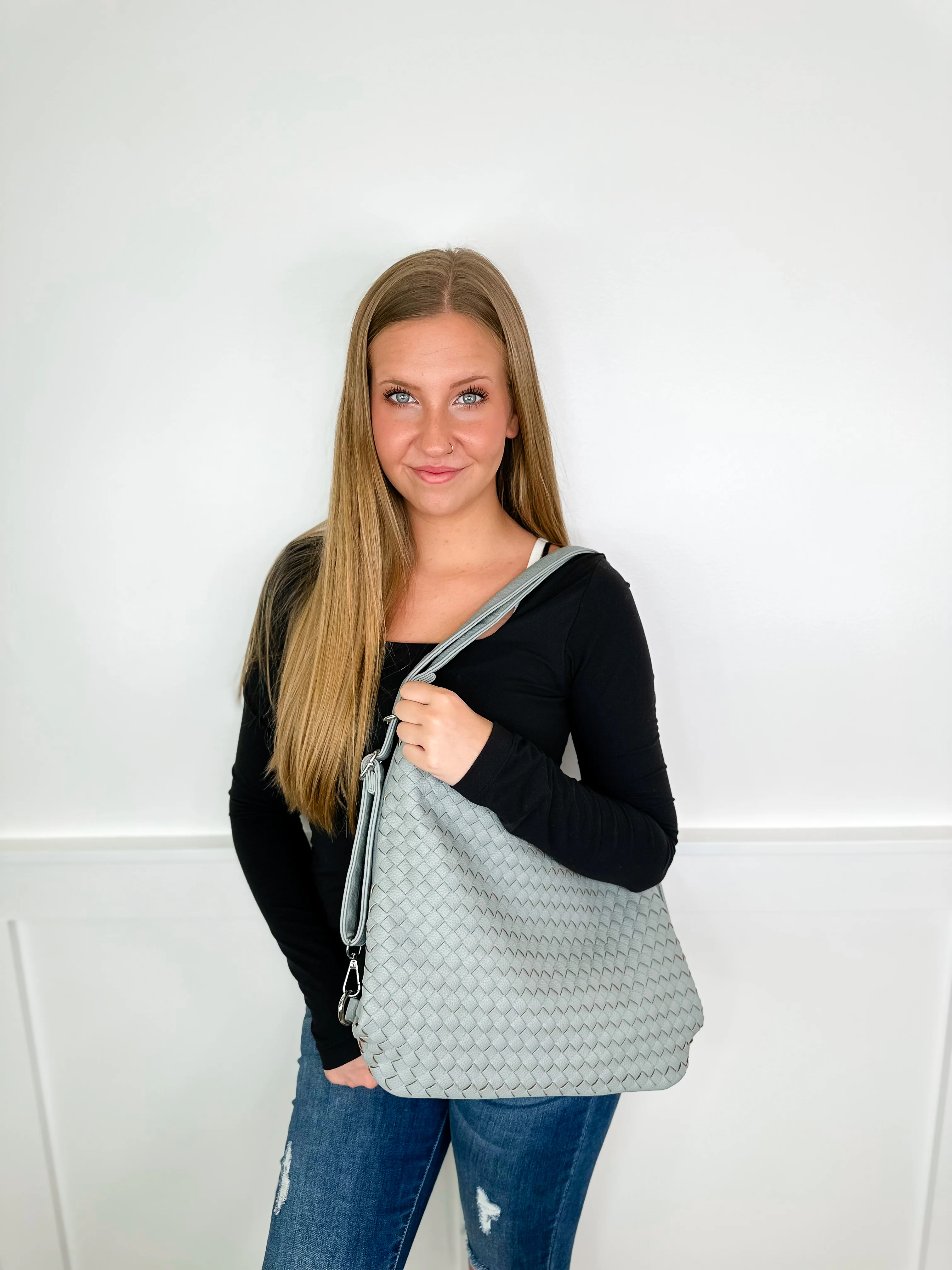 Weaving Through it Faux Leather Convertible Backpack Bag - 5 colors! - Image 2