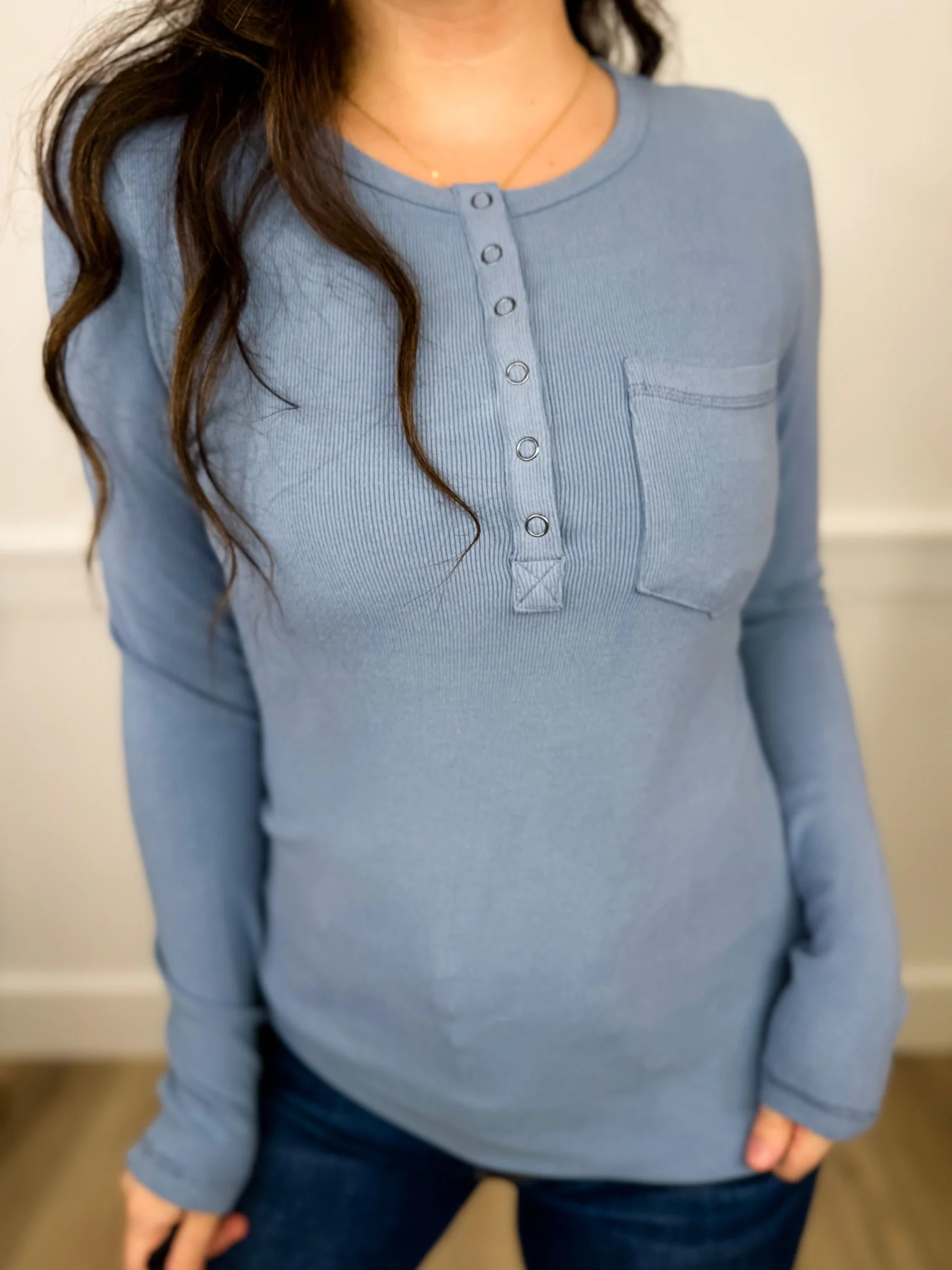 Weekend Plans Rayon Blend Long Sleeve Avery Mae Top - 5 colors! - Image 2