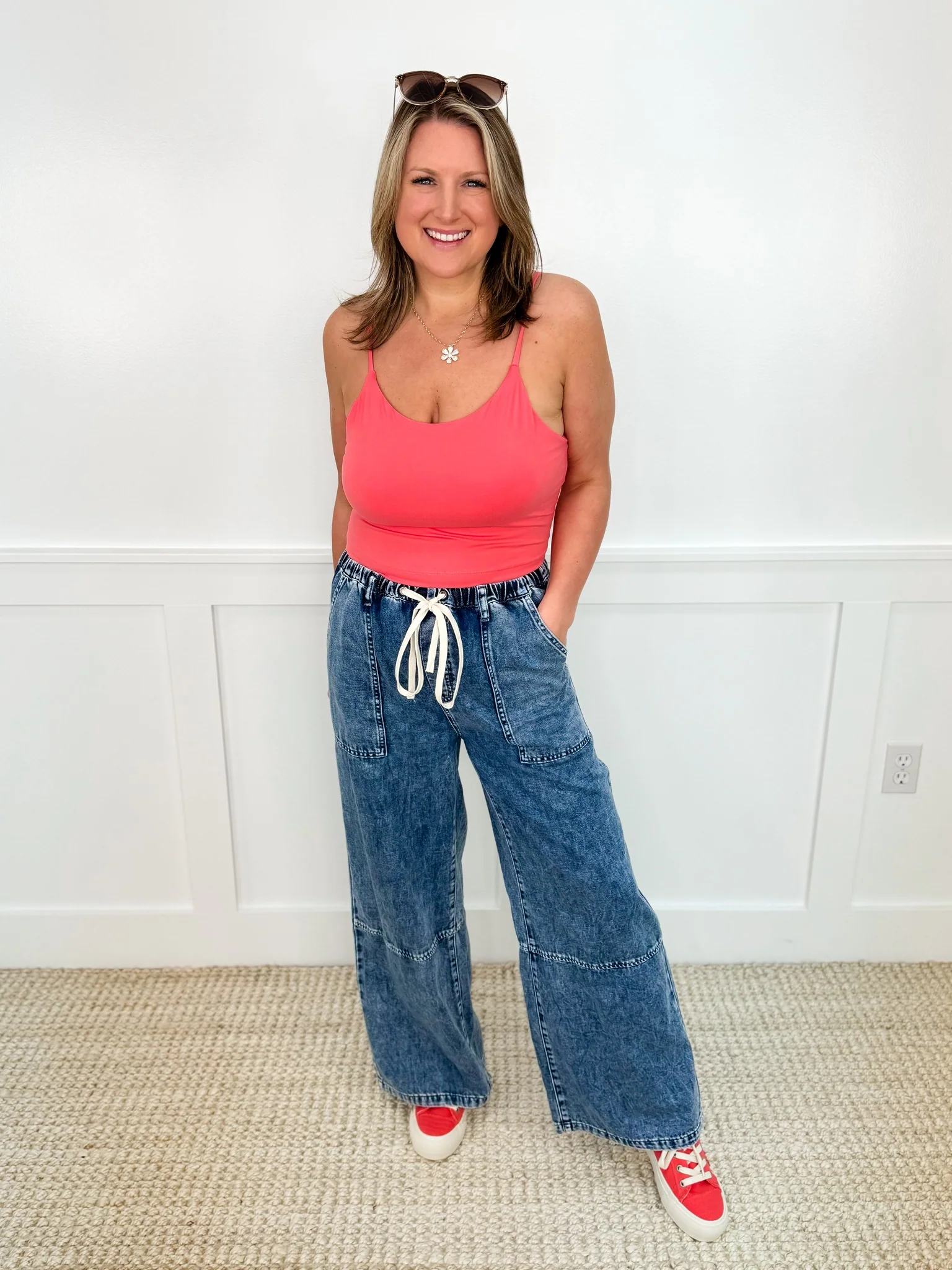 One Basic What a Feeling Avery Mae Padded Cropped Tank Top - 11 colors! - Image 6