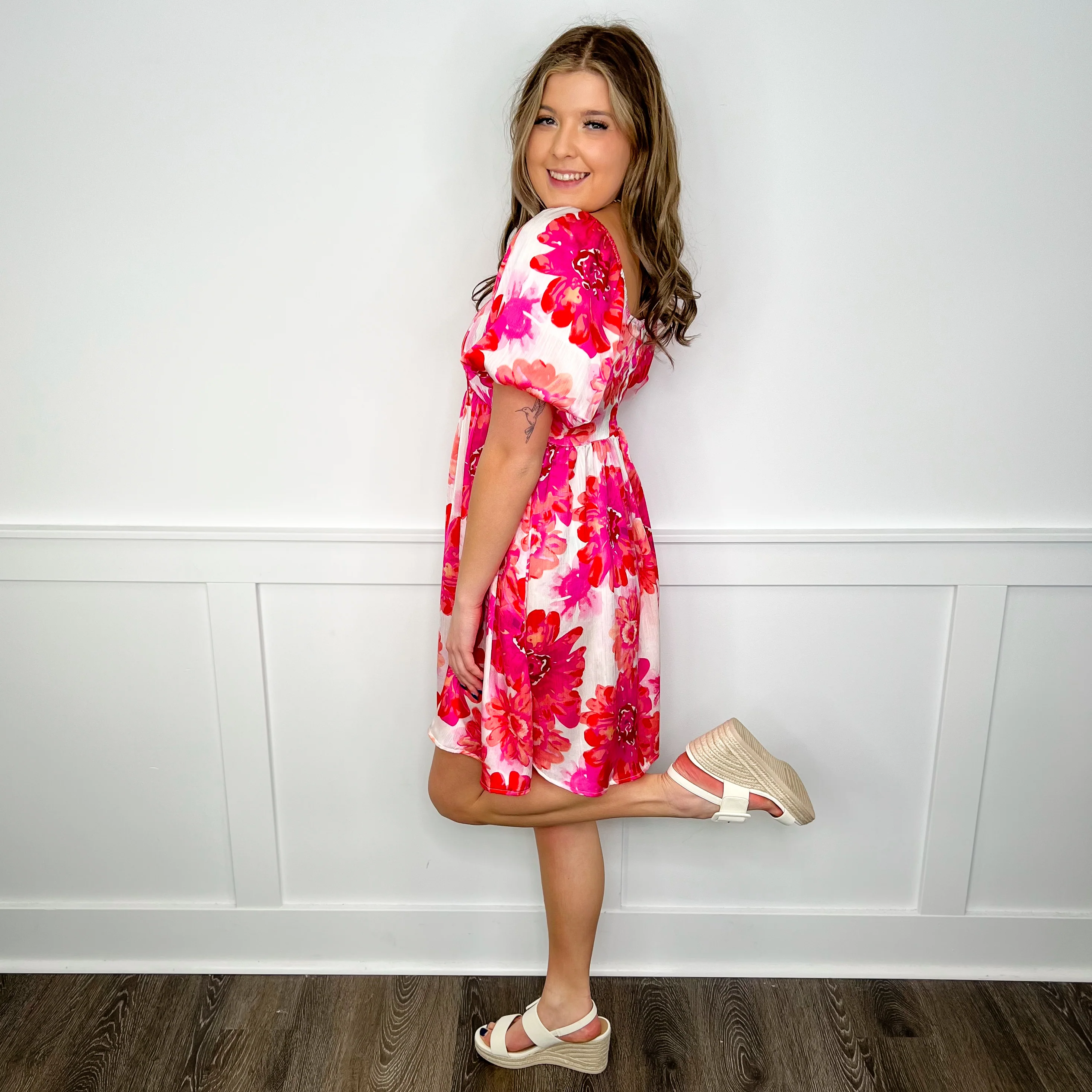 What Makes You Beautiful Lightweight White Avery Mae Dress - Image 2