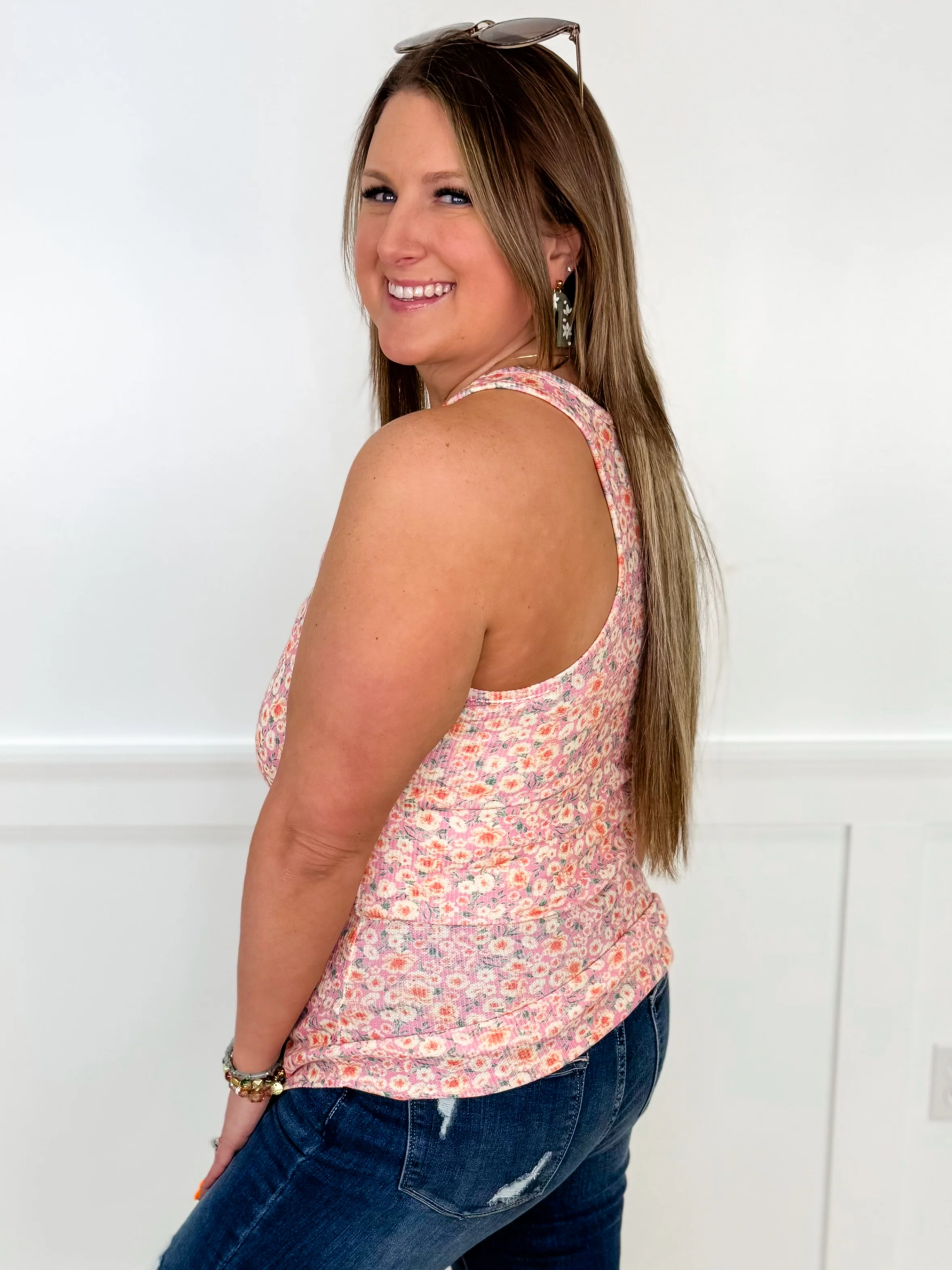 Whatever it is Worth Pink Avery Mae Tank Top - Image 2