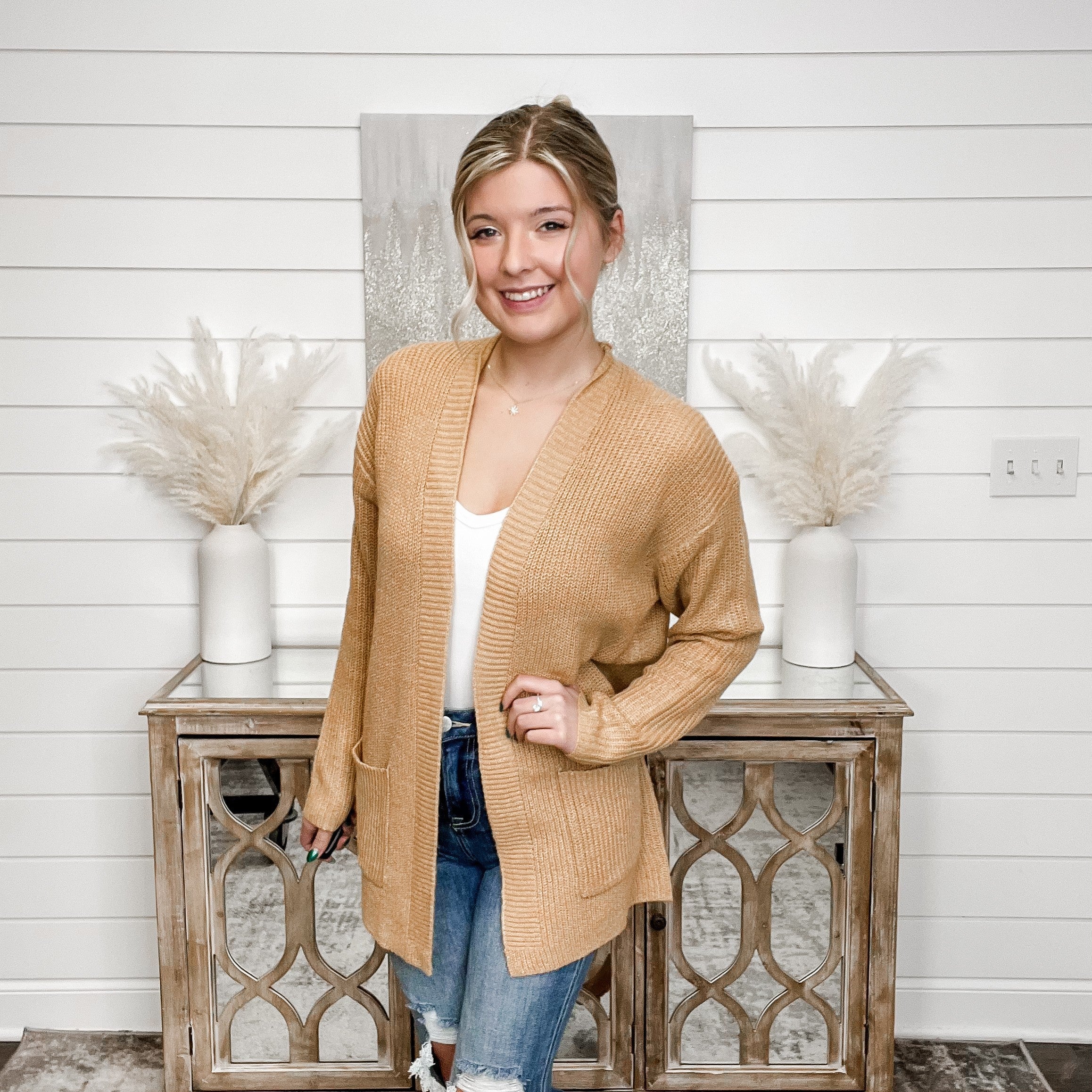 What's Going on Knit Long Sleeve Cardigan - Image 4