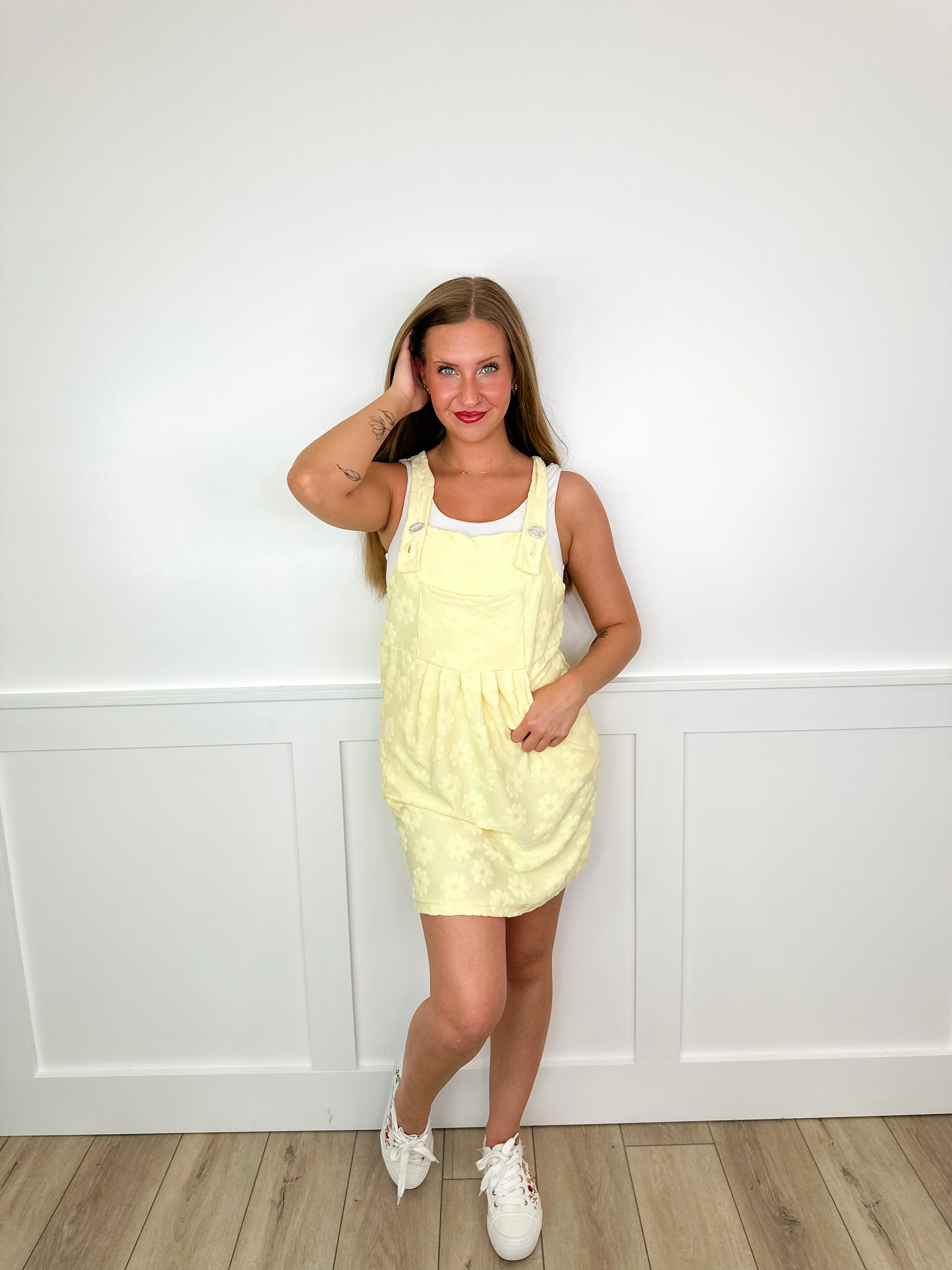 What's the Secret Avery Mae Overall Dress - 5 colors! - Image 2