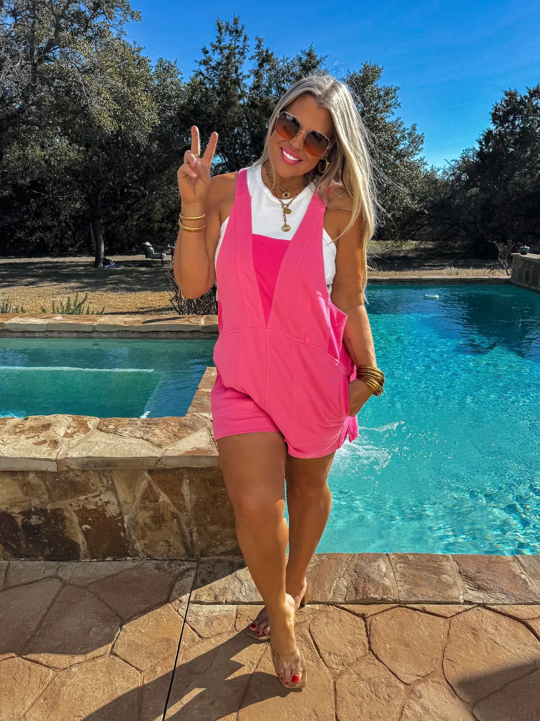 When You Call Cotton Blend Avery Mae Romper - 3 colors! - Image 3