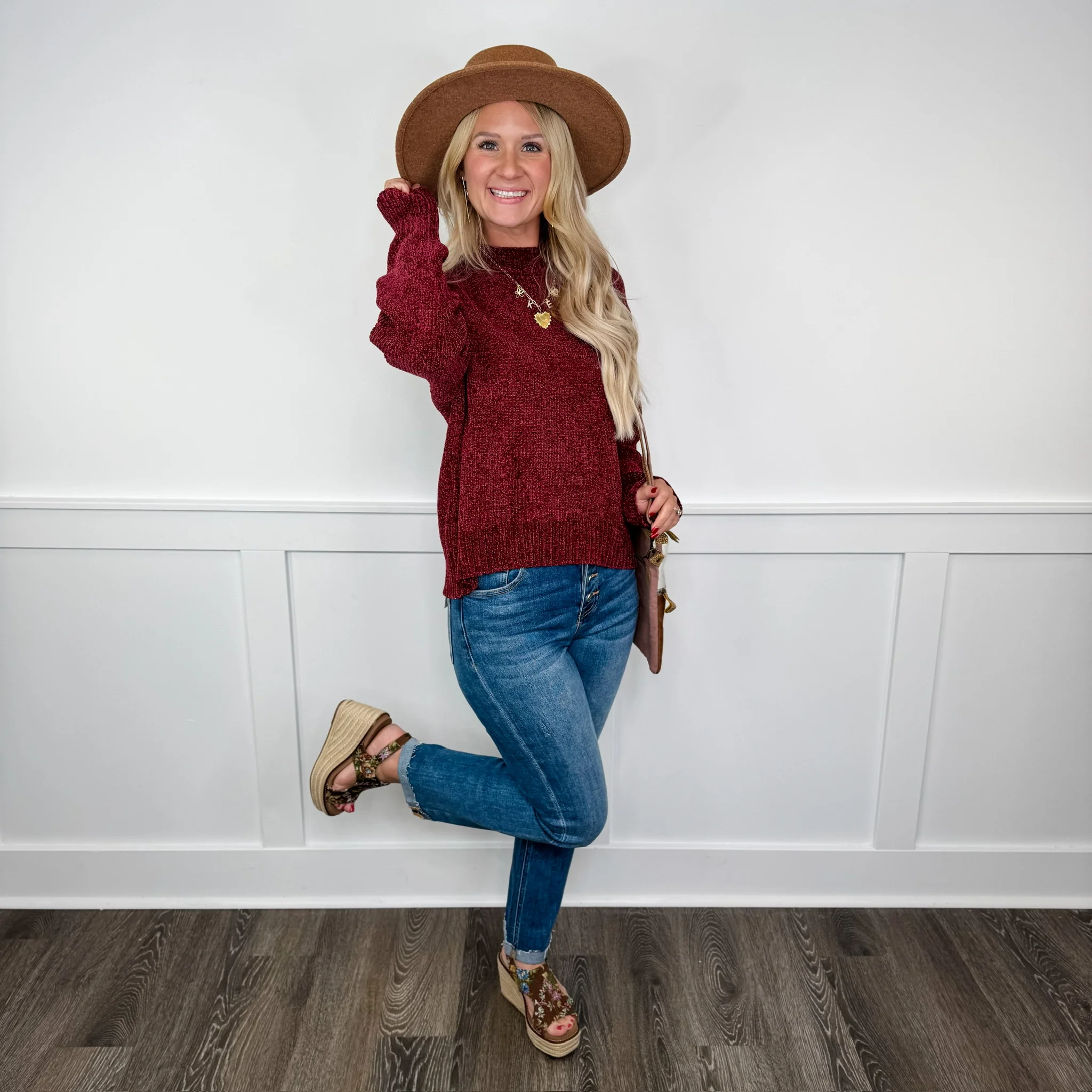 White Birch Give You Everything Knit Long Sleeve Sweater Top - 3 colors! - Image 5