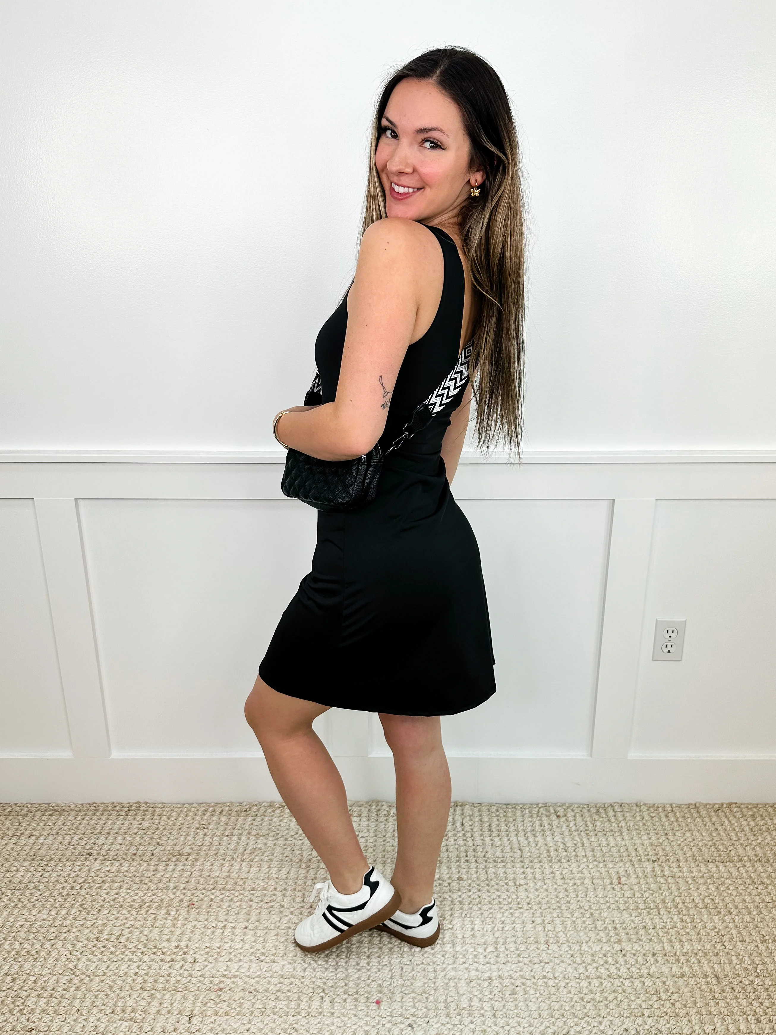 White Birch Gone Wild Black Dress - Image 3