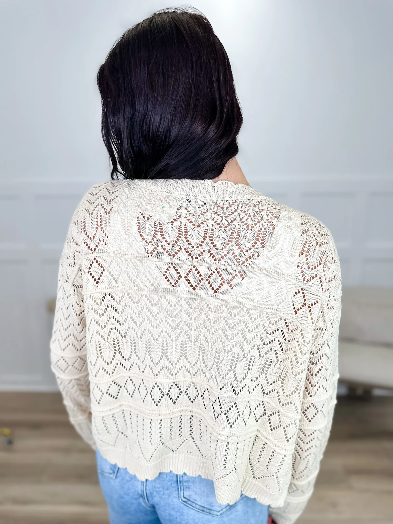 White Birch Making Mistakes Knit Long Sleeve Button Up Cardigan - Multiple Colors - Image 2