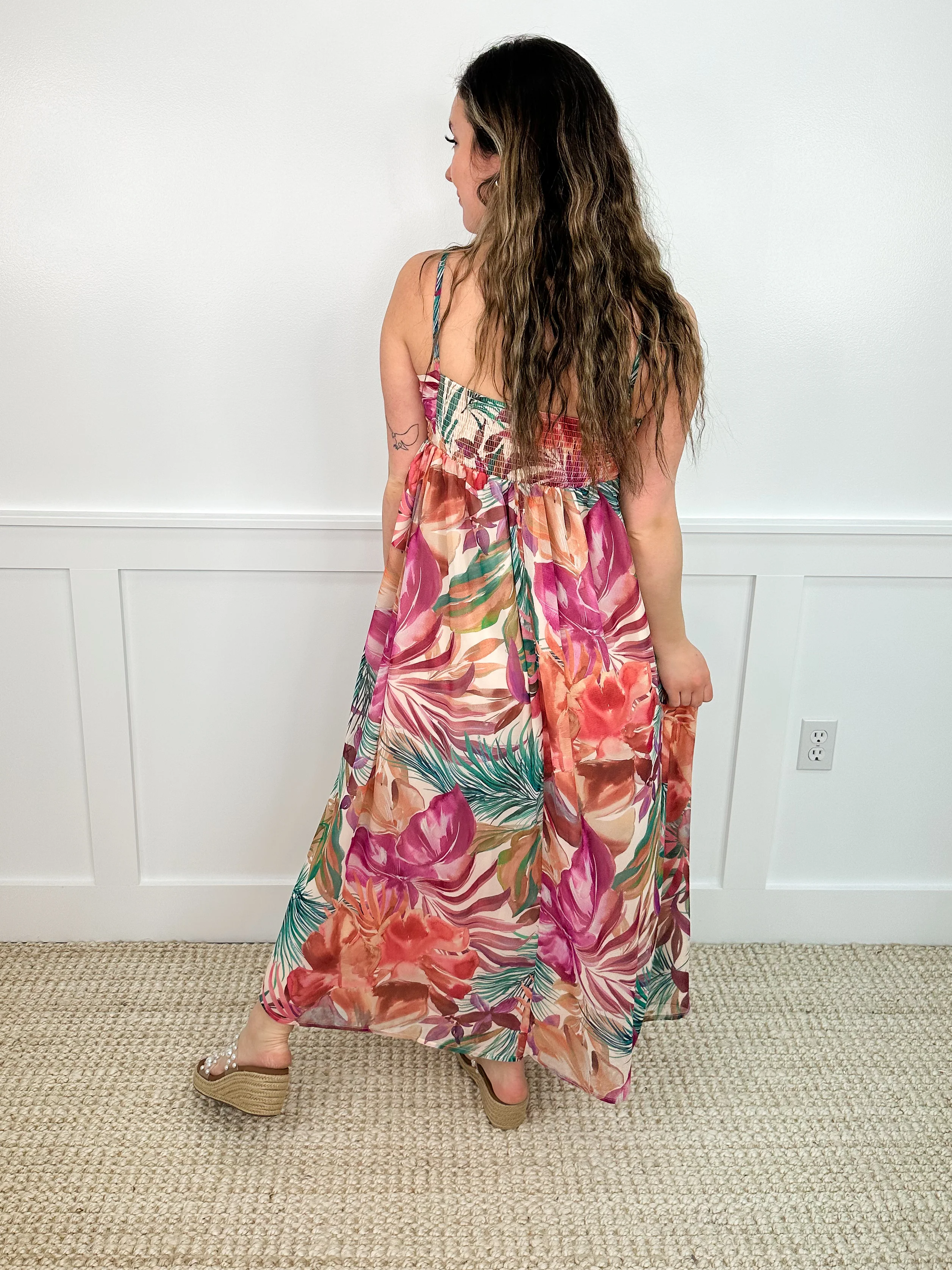 White Birch The Tropics Call Multi Dress - Image 2