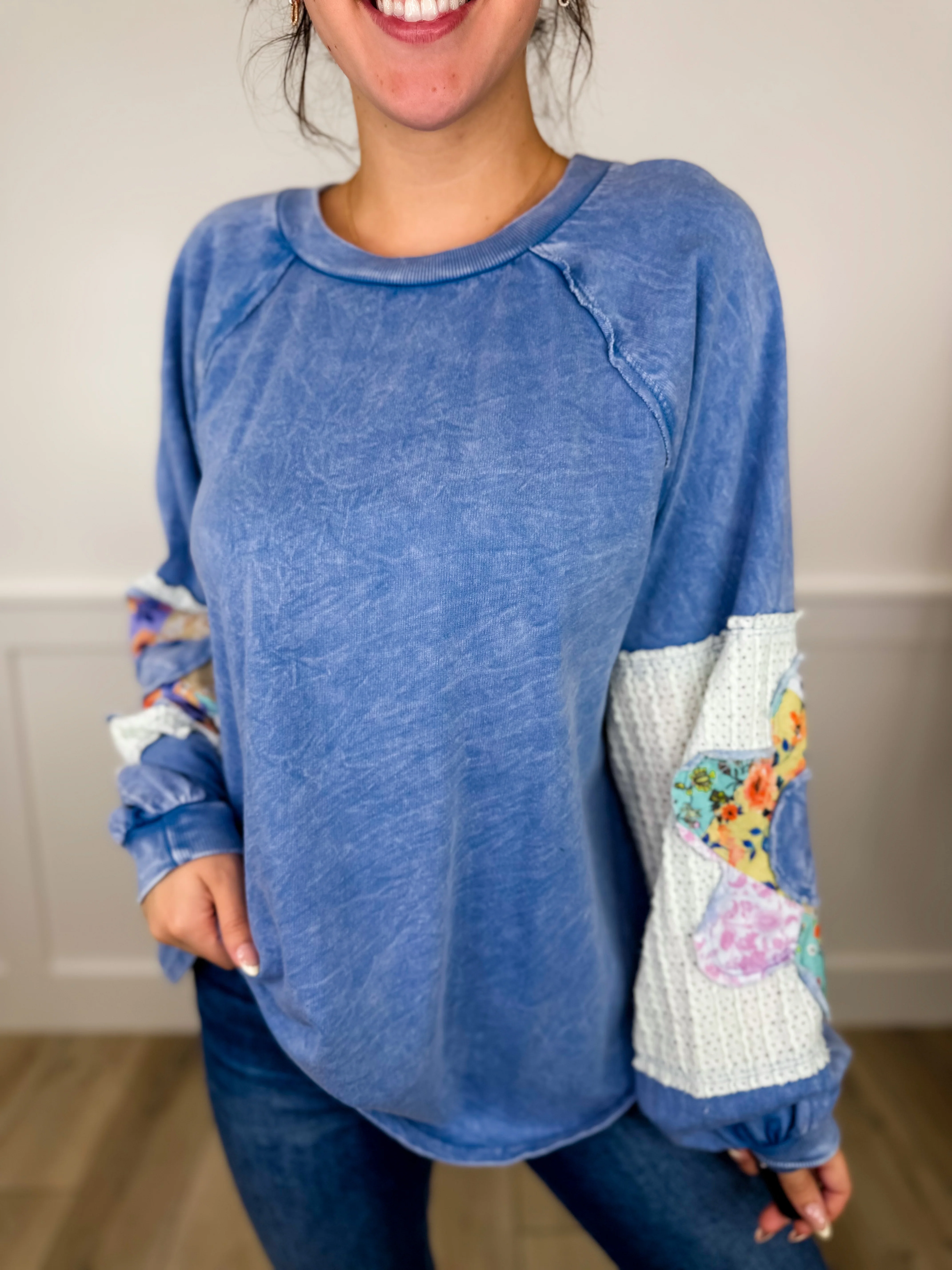 Wild & Free Cotton Long Sleeve Avery Mae Top - 2 colors! - Image 2
