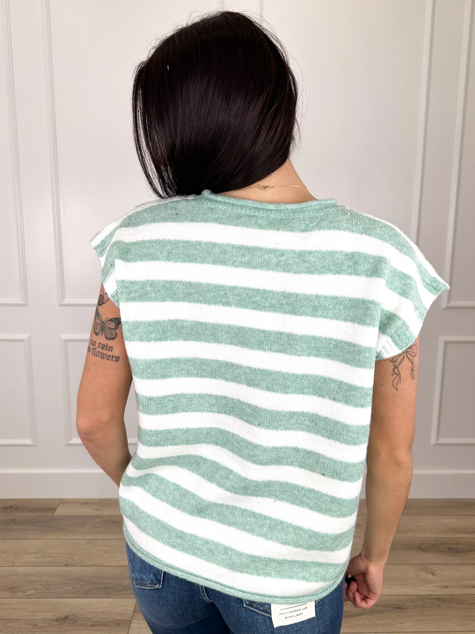 Wishlist Hear My Plea Knit Short Sleeve Sweater Top - Multiple Colors - Image 2