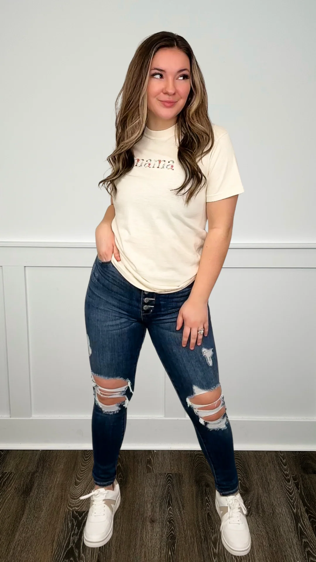Women Divine Cotton Short Sleeve Avery Mae Graphic Tee Shirt - 3 colors! - Image 13
