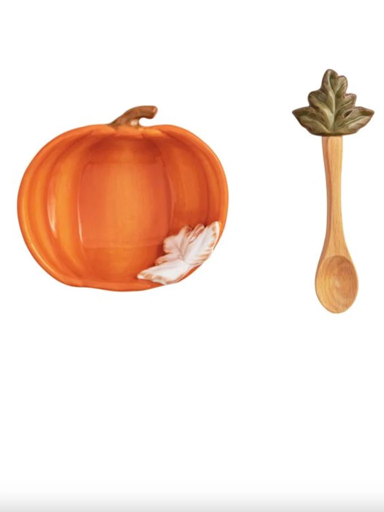 Wonderful Pumpkin Ceramic Dip Bowl Set - 3 colors! - Image 4