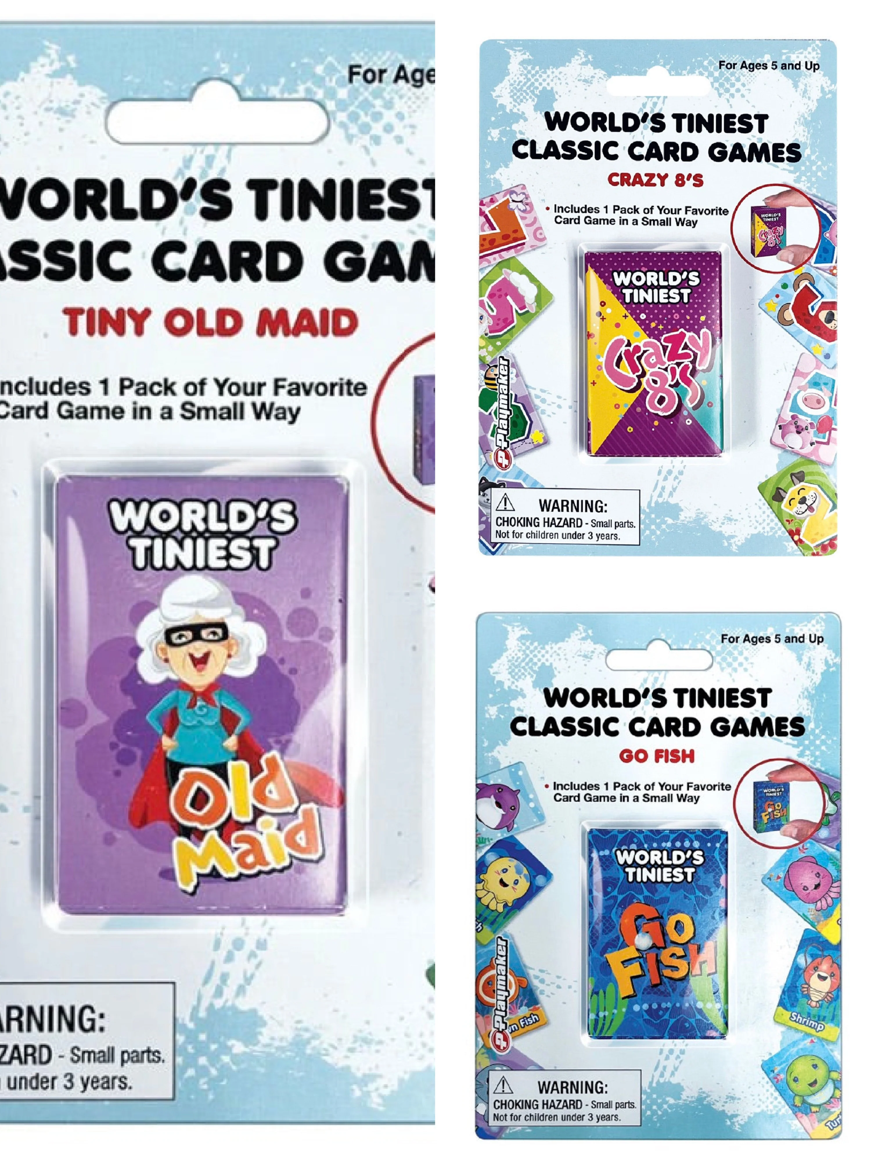 Worlds Tiniest Classic Card Game - 3 options!