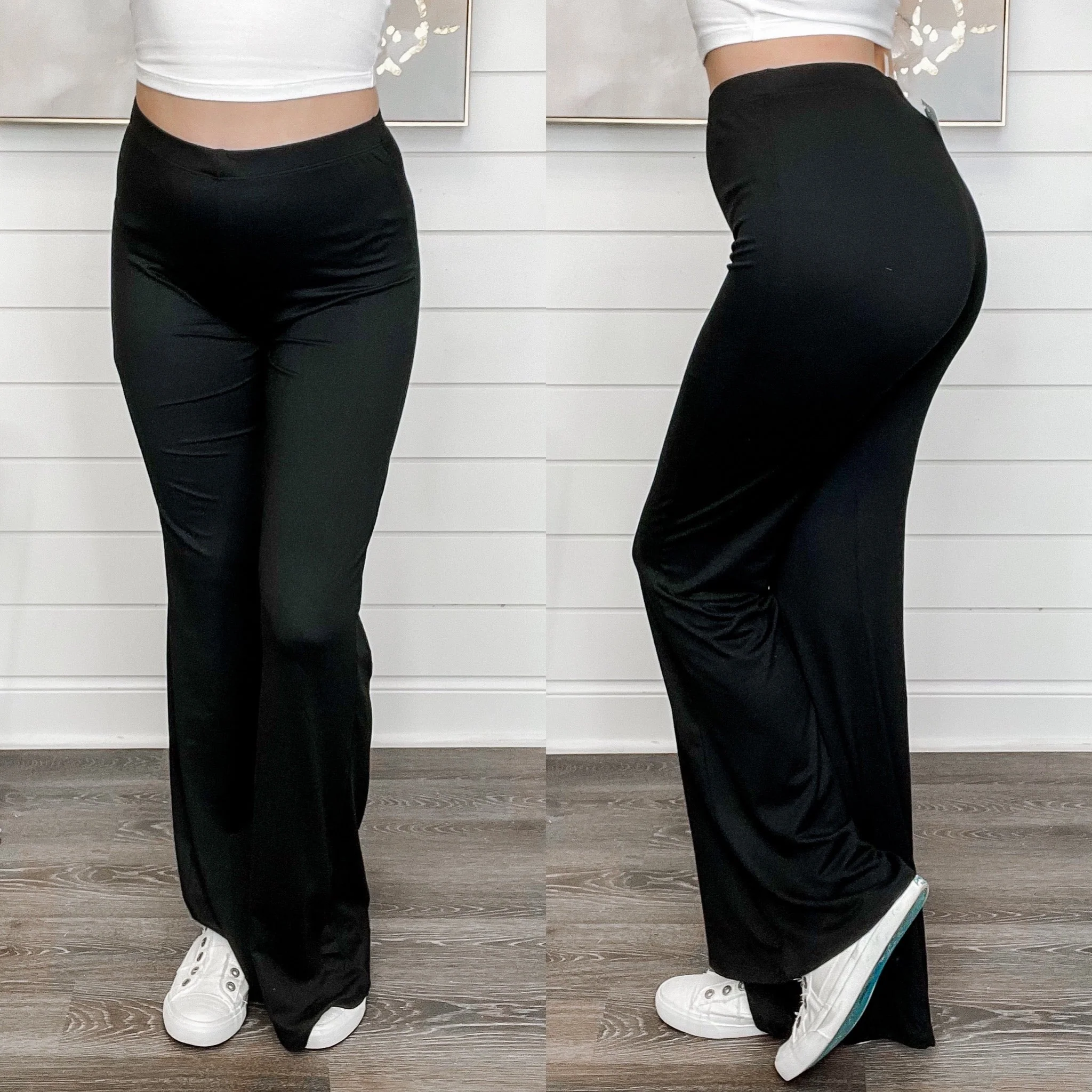 Worth it High-Rise Avery Mae Flare Bottoms - 3 colors!