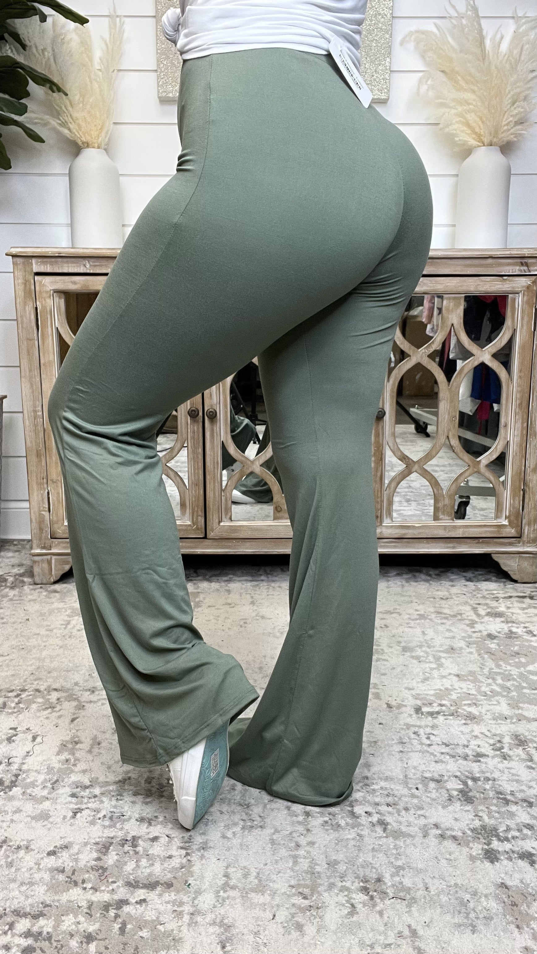 Worth it High-Rise Avery Mae Flare Bottoms - 3 colors! - Image 6
