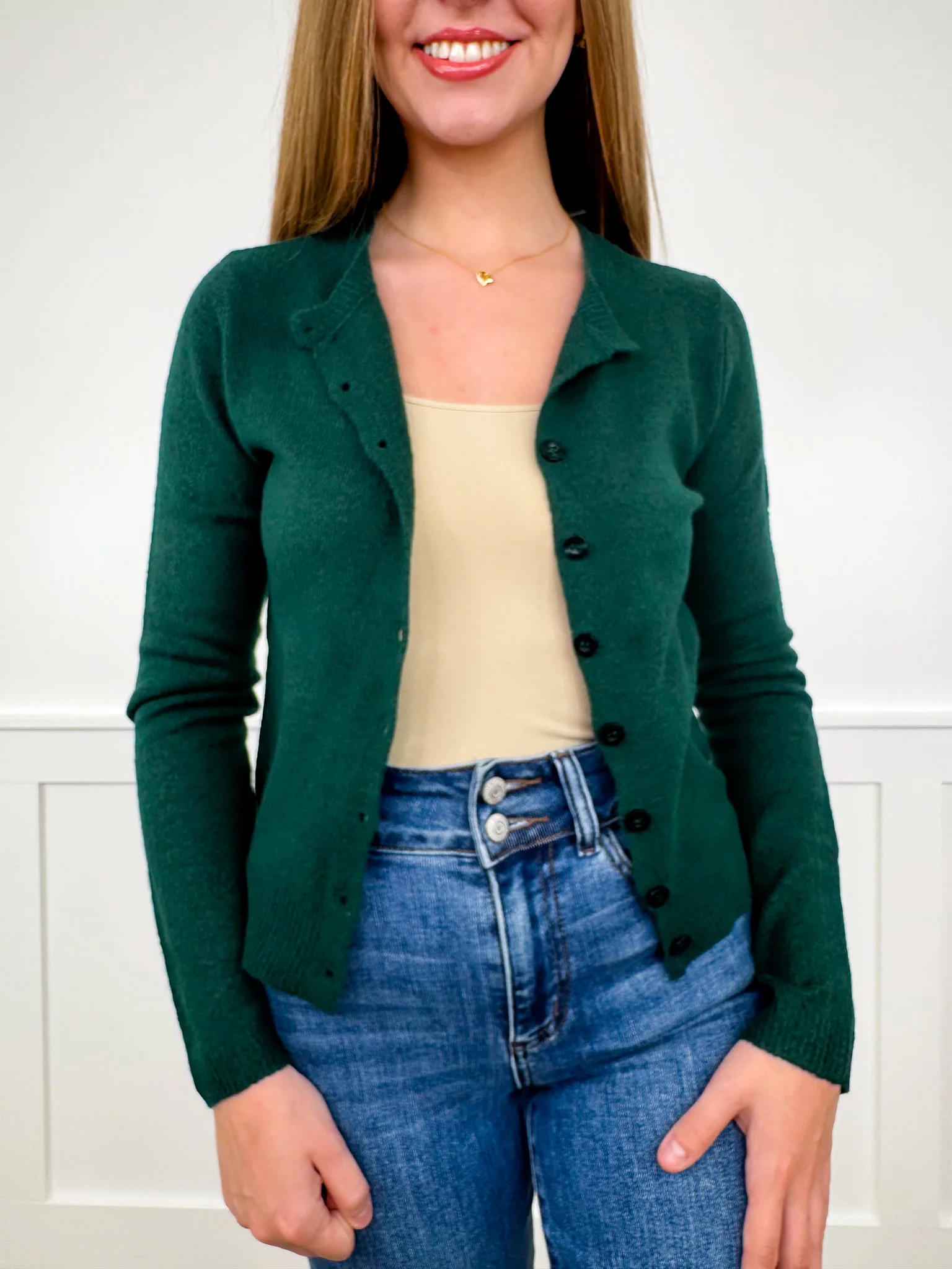 Wrapped in Comfort Knit Long Sleeve Avery Mae Mom Cropped Cardigan- 7 colors! - Image 4