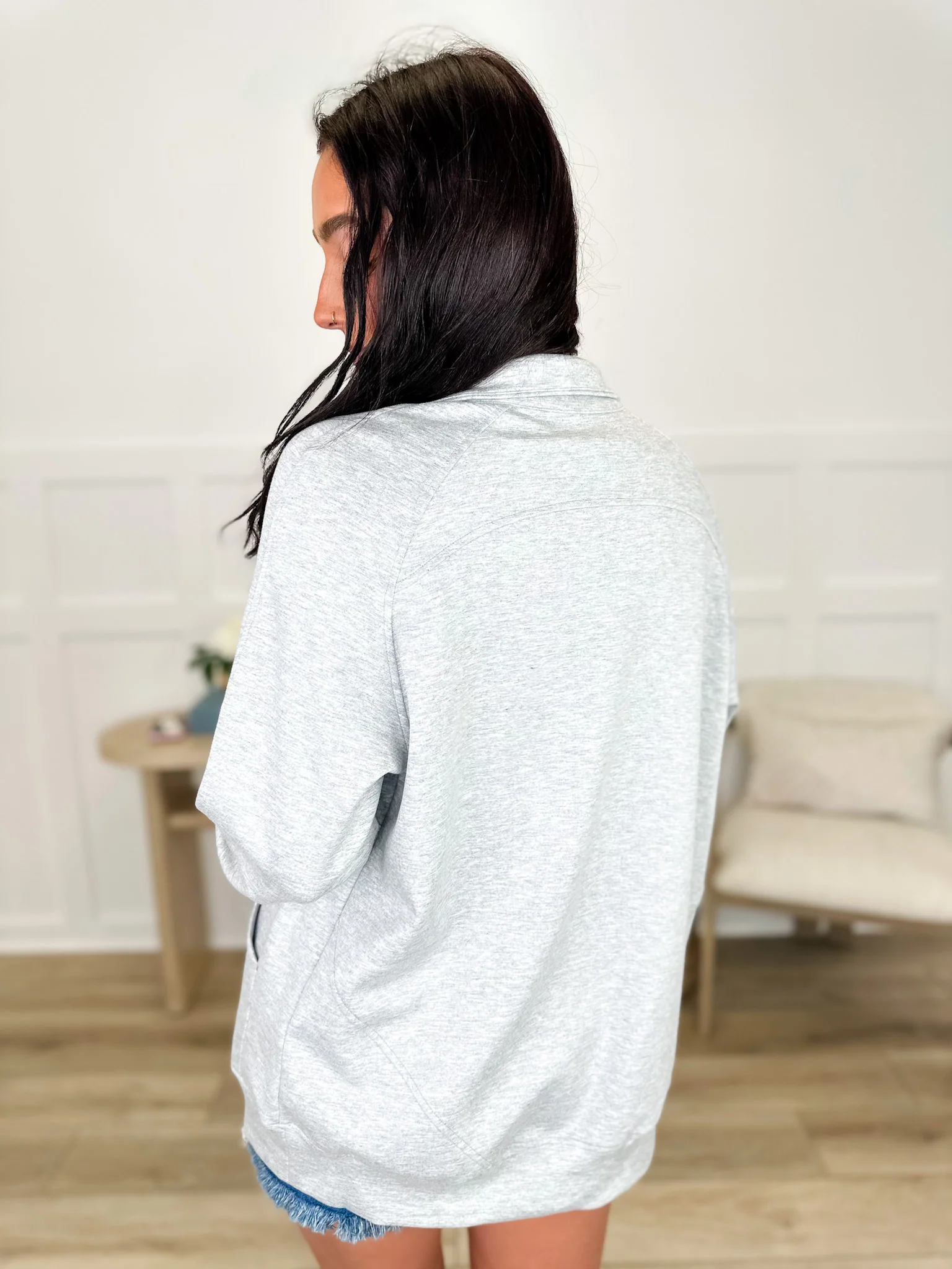 Write it Down Long Sleeve Avery Mae Zip Up Sweatshirt - Multiple Colors - Image 2
