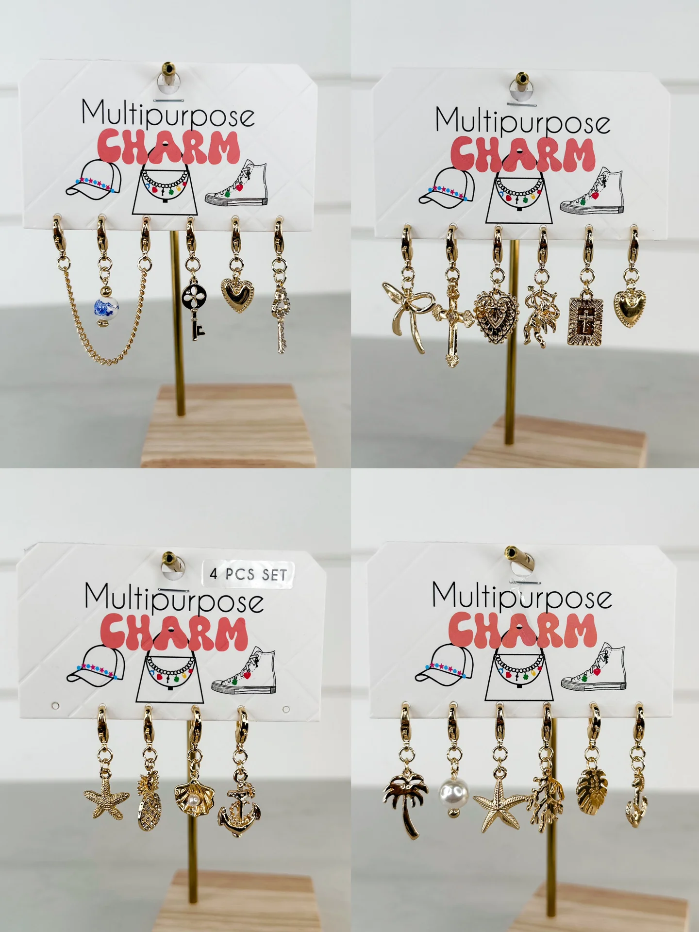 You Are So Charming Gold Charms Set - 4 options!