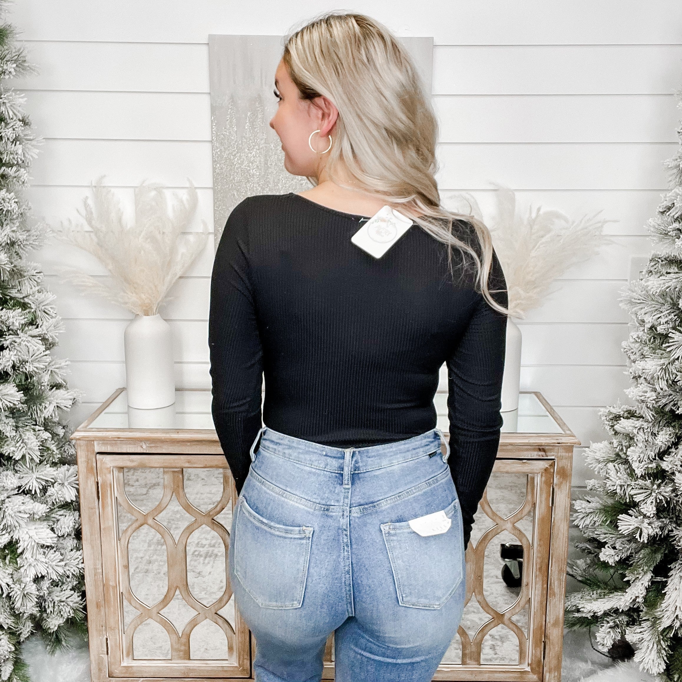 You Found Me White Birch Bodysuit Top - 2 colors! - Image 3