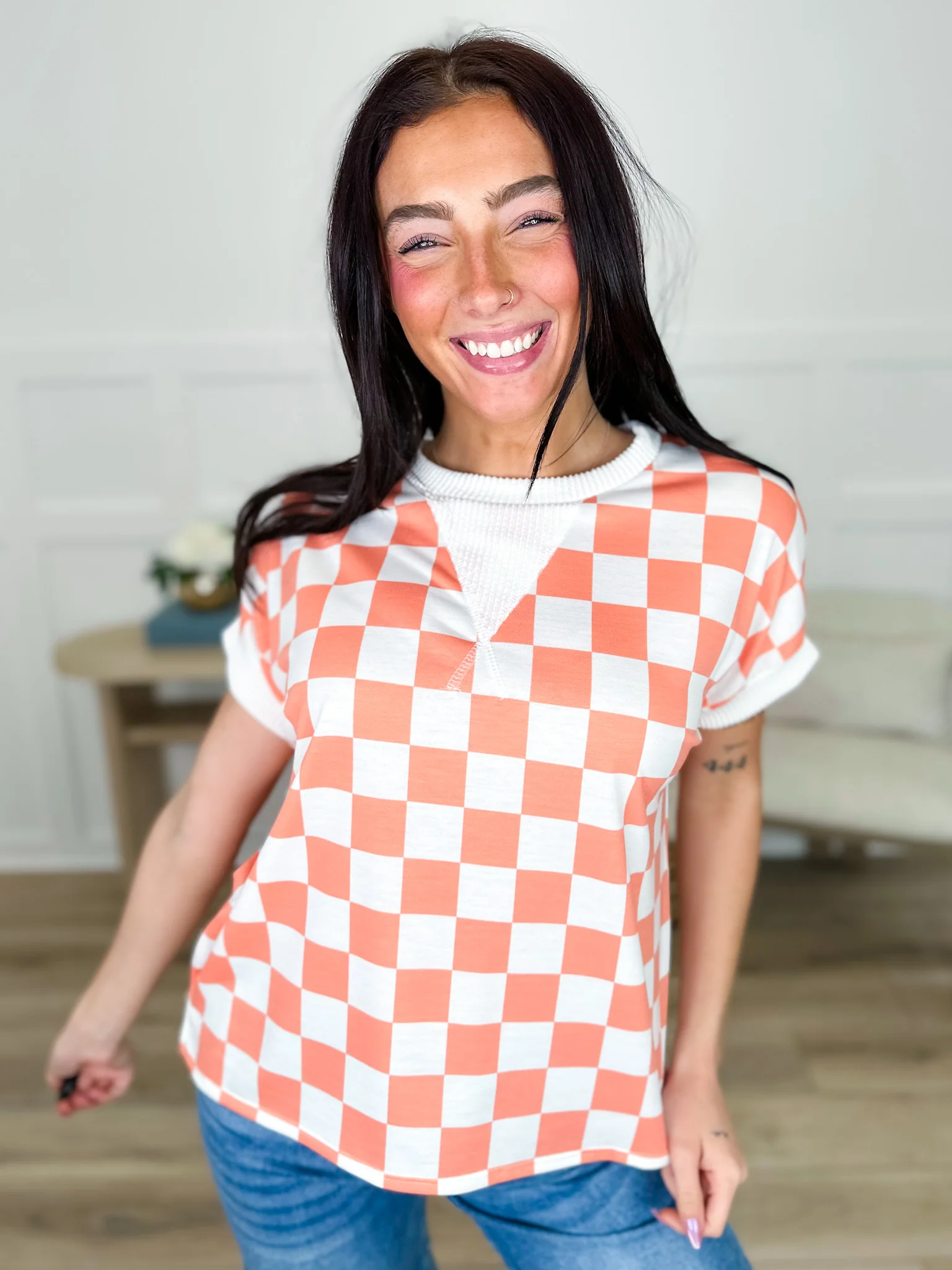 You Stay There Lightweight Short Sleeve Avery Mae Top - Multiple Colors - Image 4