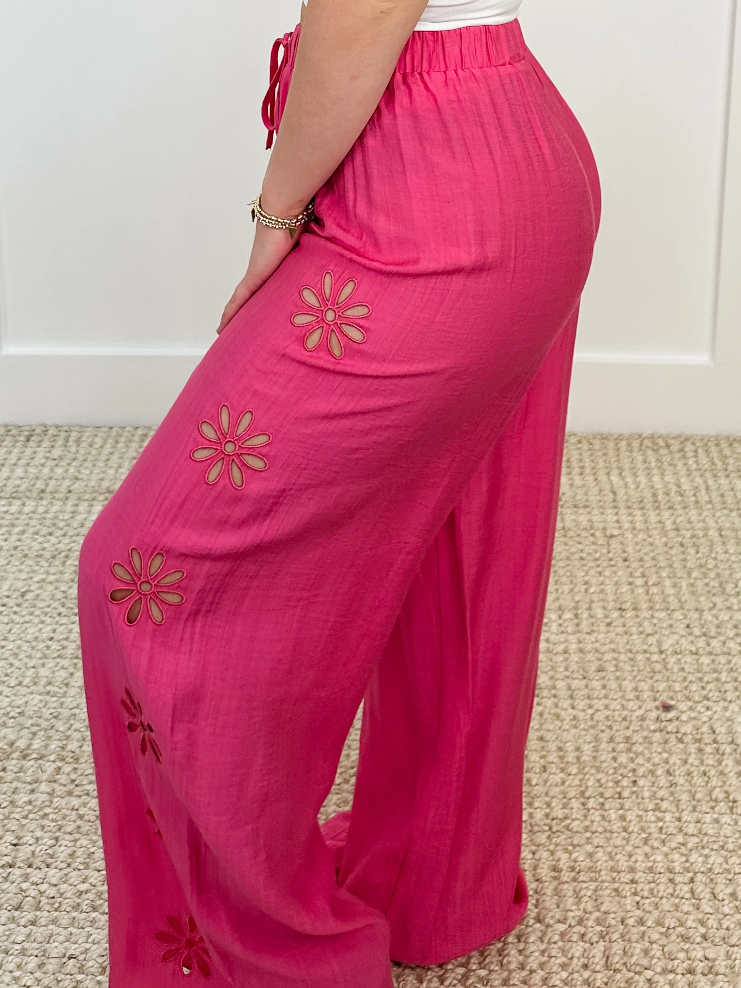 Your Summer Preview High-Rise Rayon Blend Avery Mae Bottoms - 4 colors! - Image 2