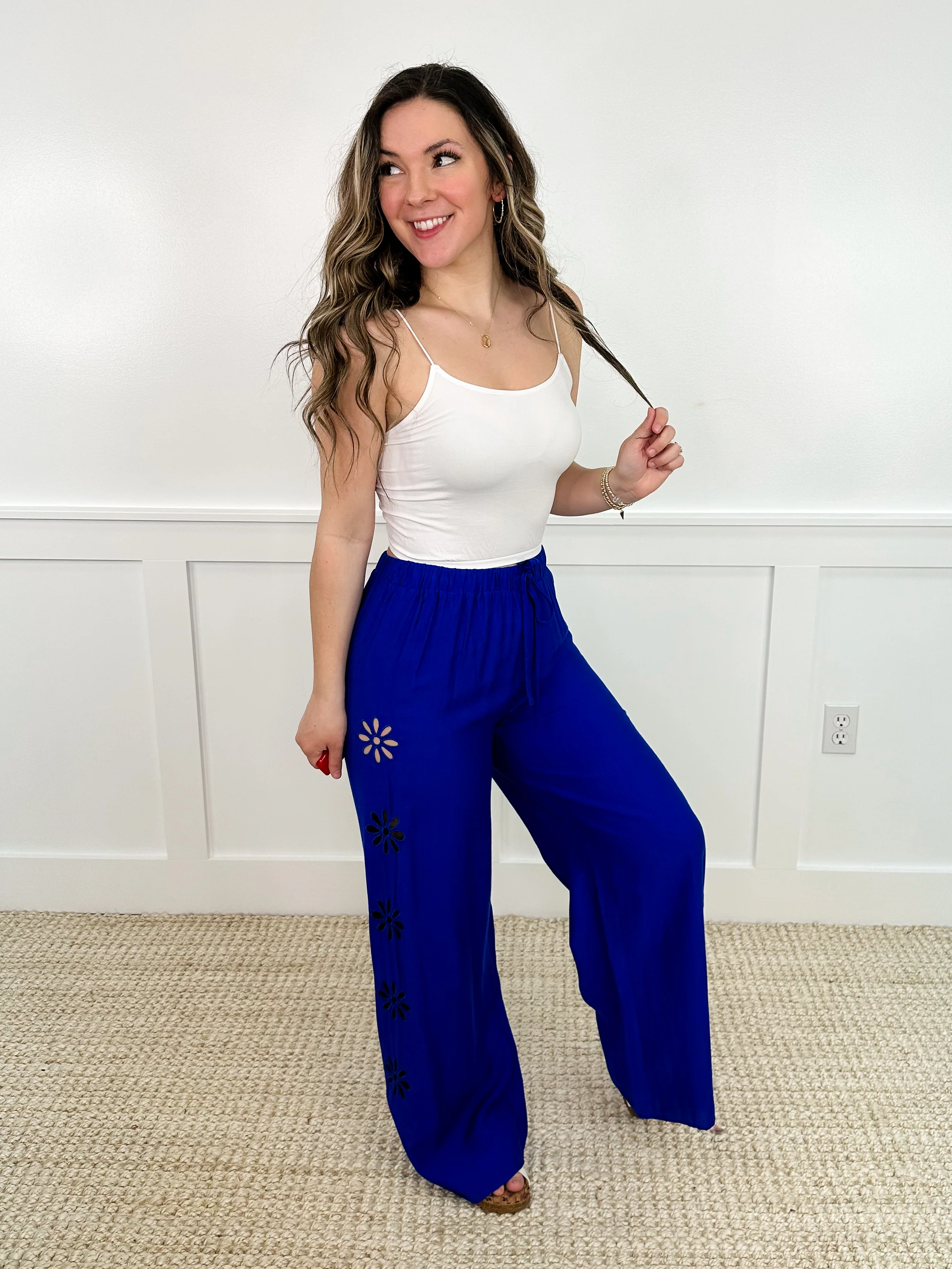 Your Summer Preview High-Rise Rayon Blend Avery Mae Bottoms - 4 colors! - Image 6