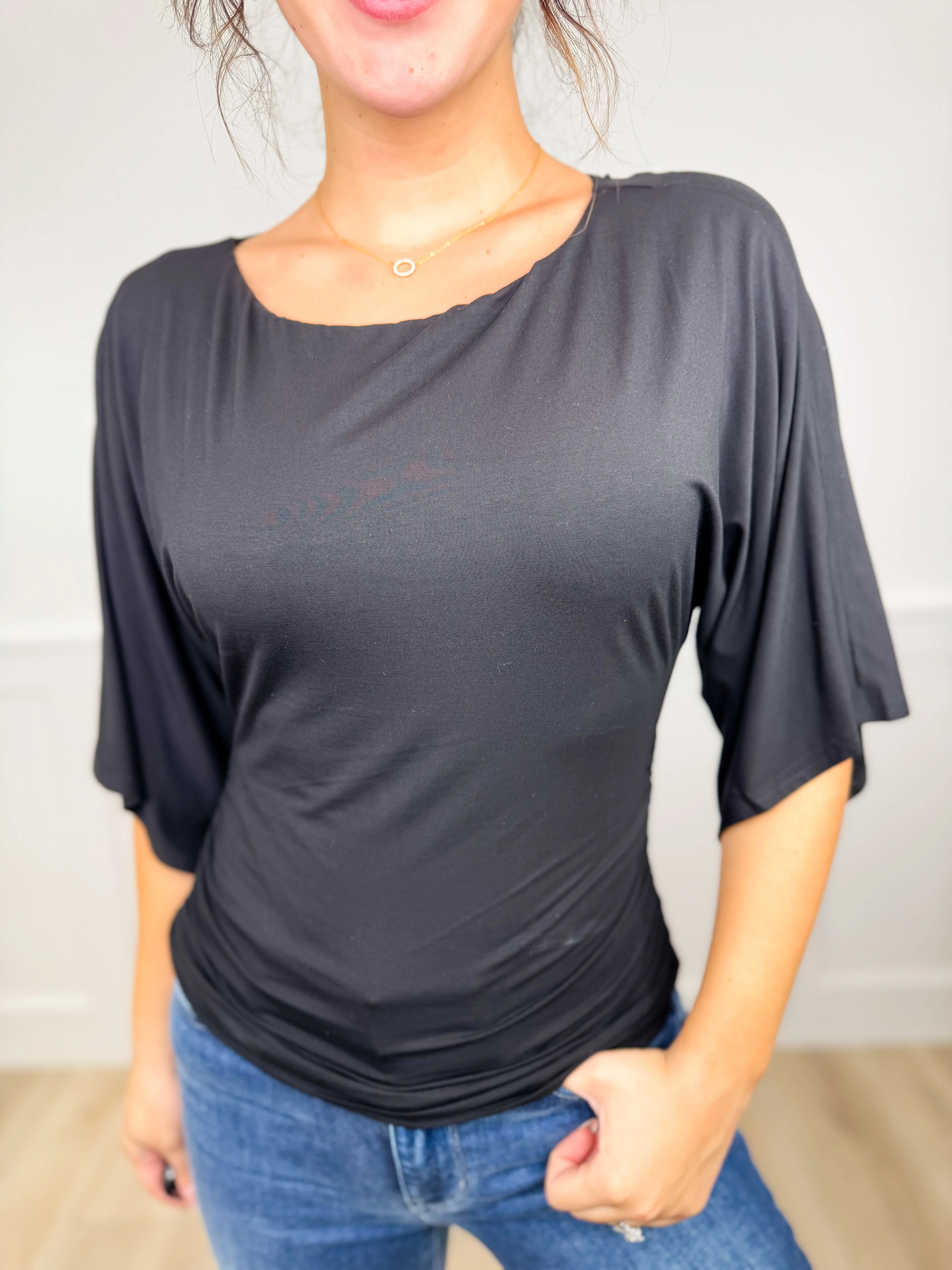 Yours Truly Rayon Blend Short Sleeve Avery Mae Top - 4 colors! - Image 6