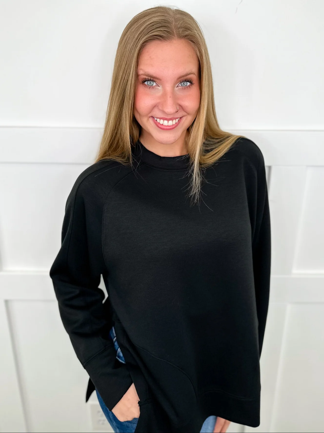 Zenana Basic A Sure Thing Long Sleeve Weekender Top - 12 colors! - Image 14